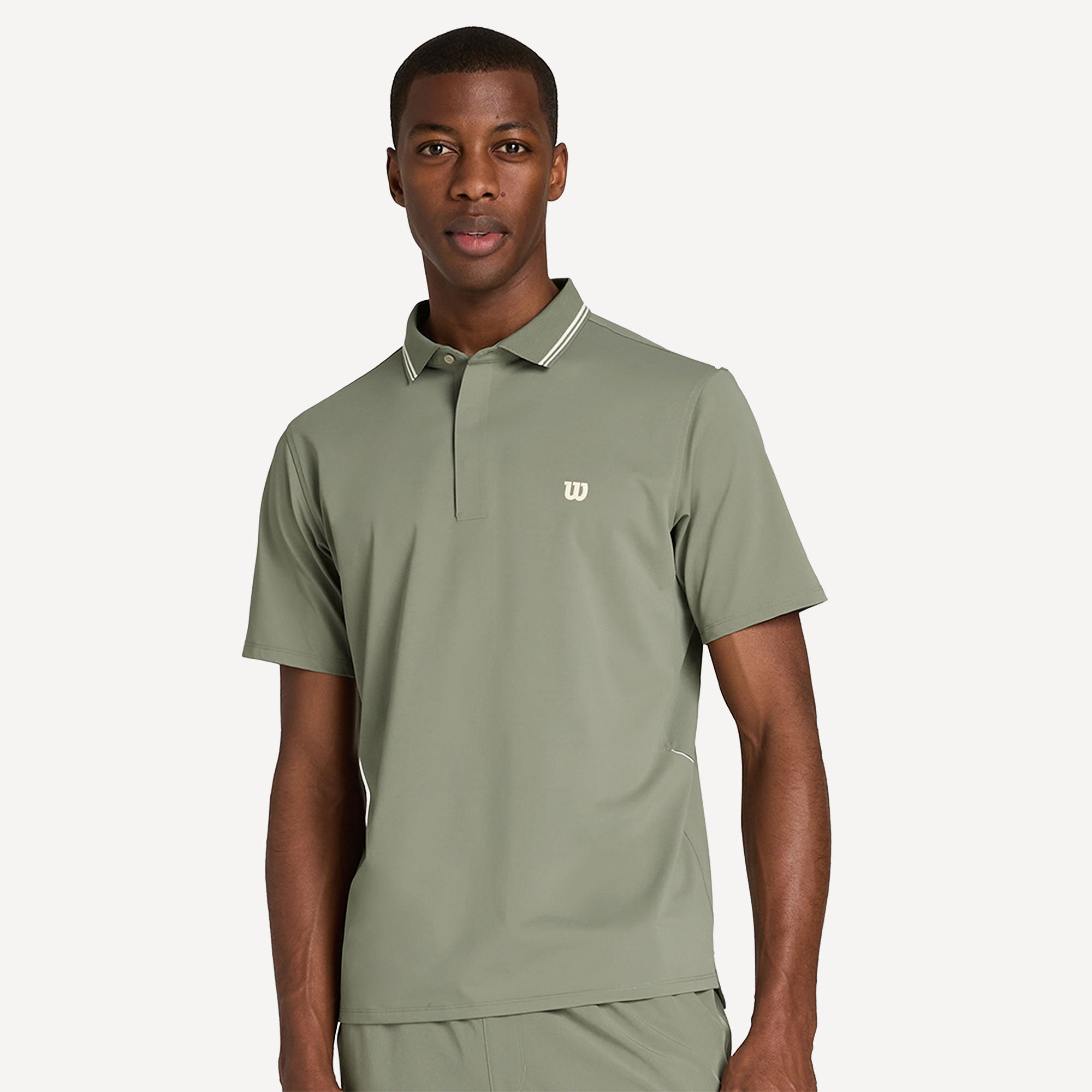 Wilson Challengers Men's Technical Tennis Polo - Green (1)