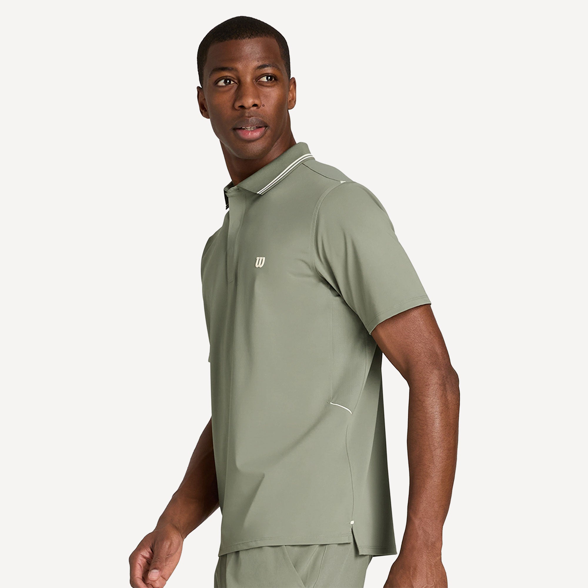 Wilson Challengers Men's Technical Tennis Polo - Green (3)