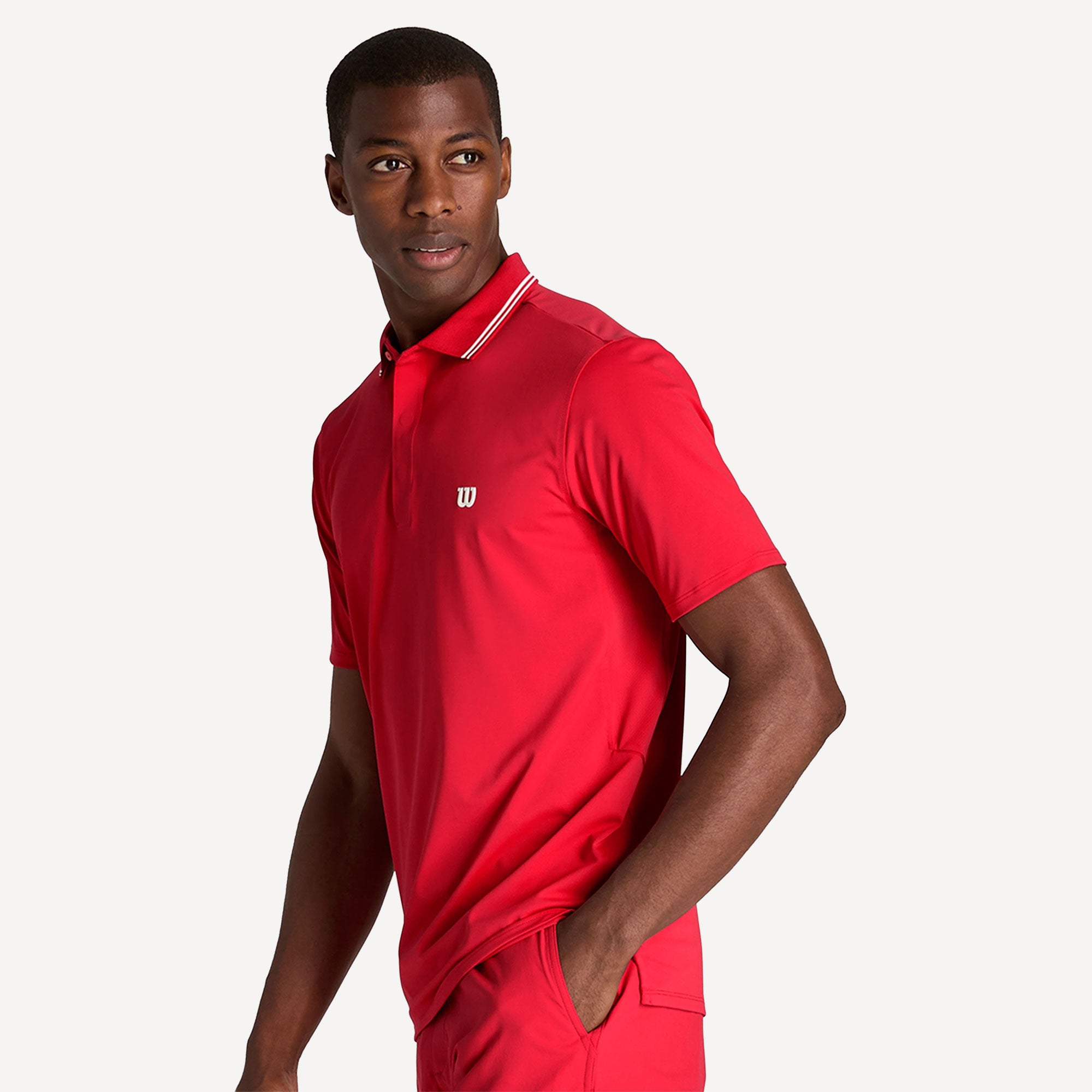 Wilson Challengers Men's Technical Tennis Polo - Red (3)