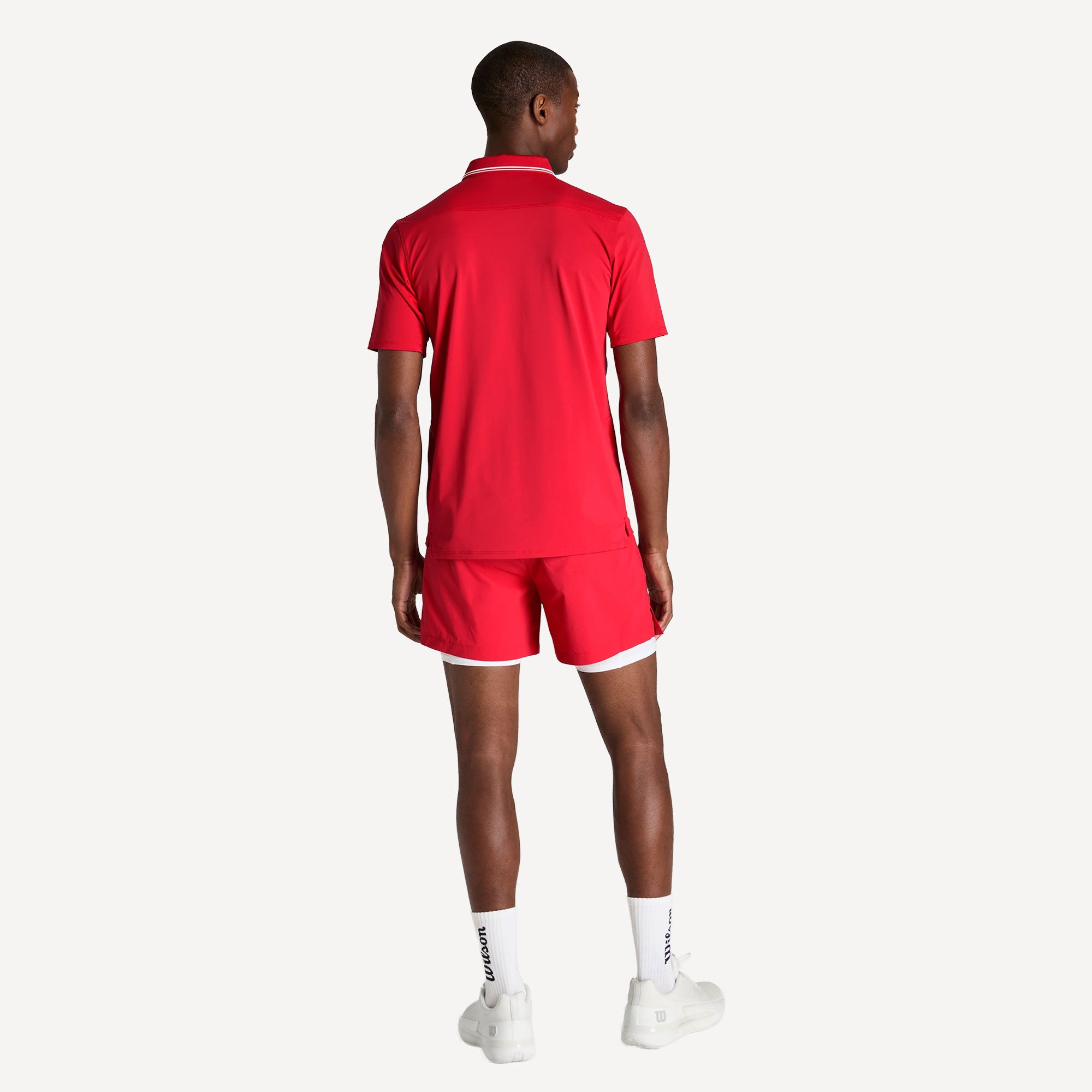 Wilson Challengers Men's Technical Tennis Polo - Red (8)