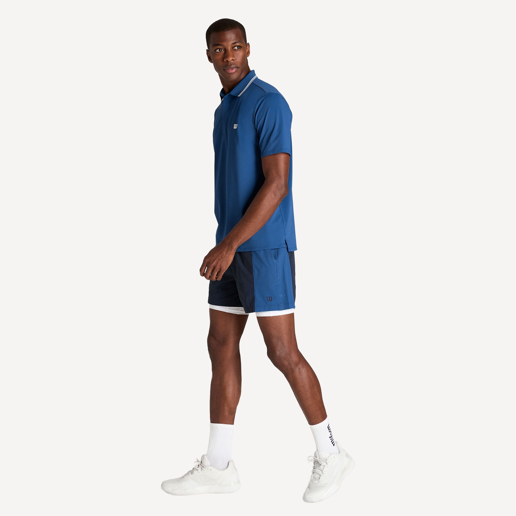 Wilson Challengers Men's Technical Tennis Polo - Blue (5)
