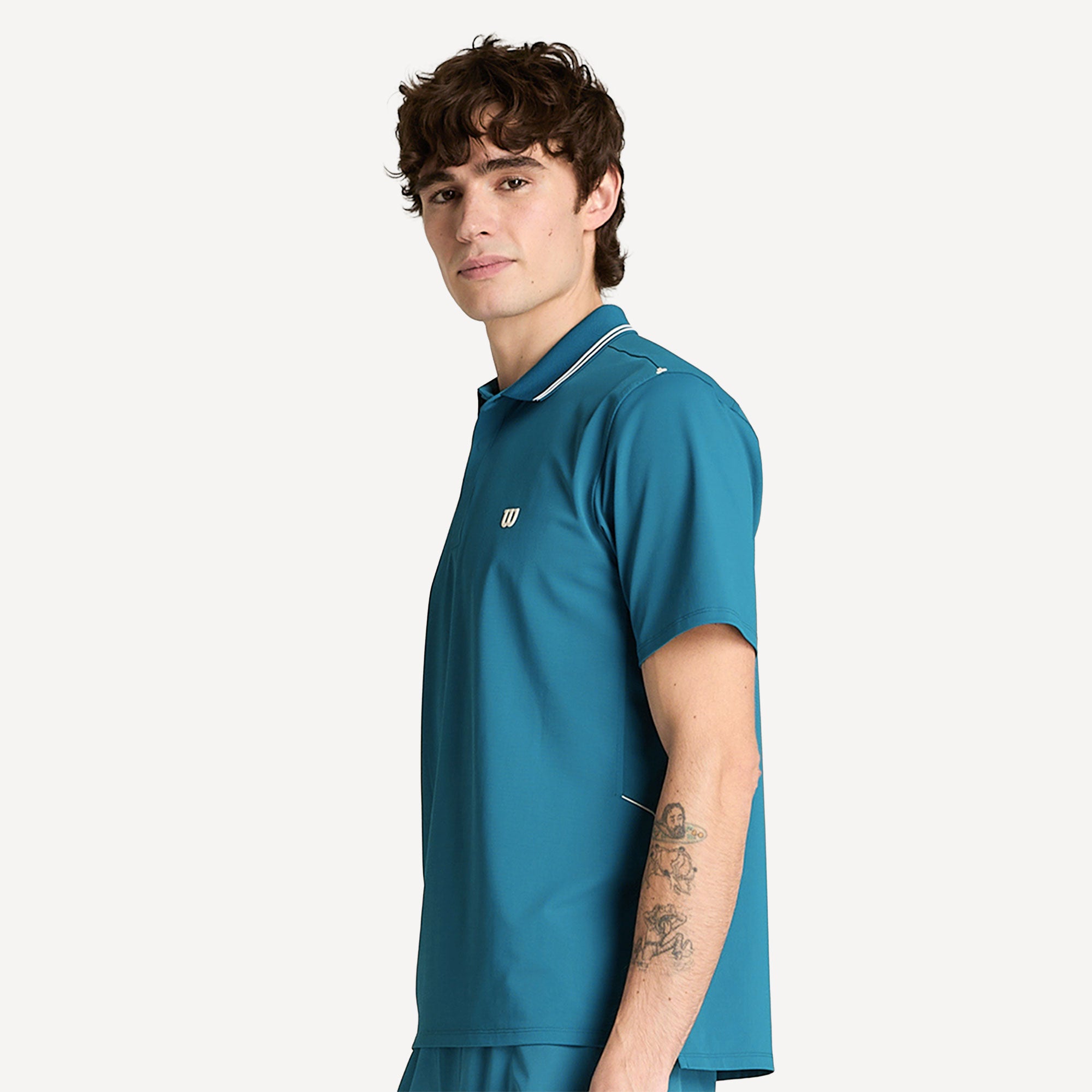 Wilson Challengers Men's Technical Tennis Polo - Blue (3)