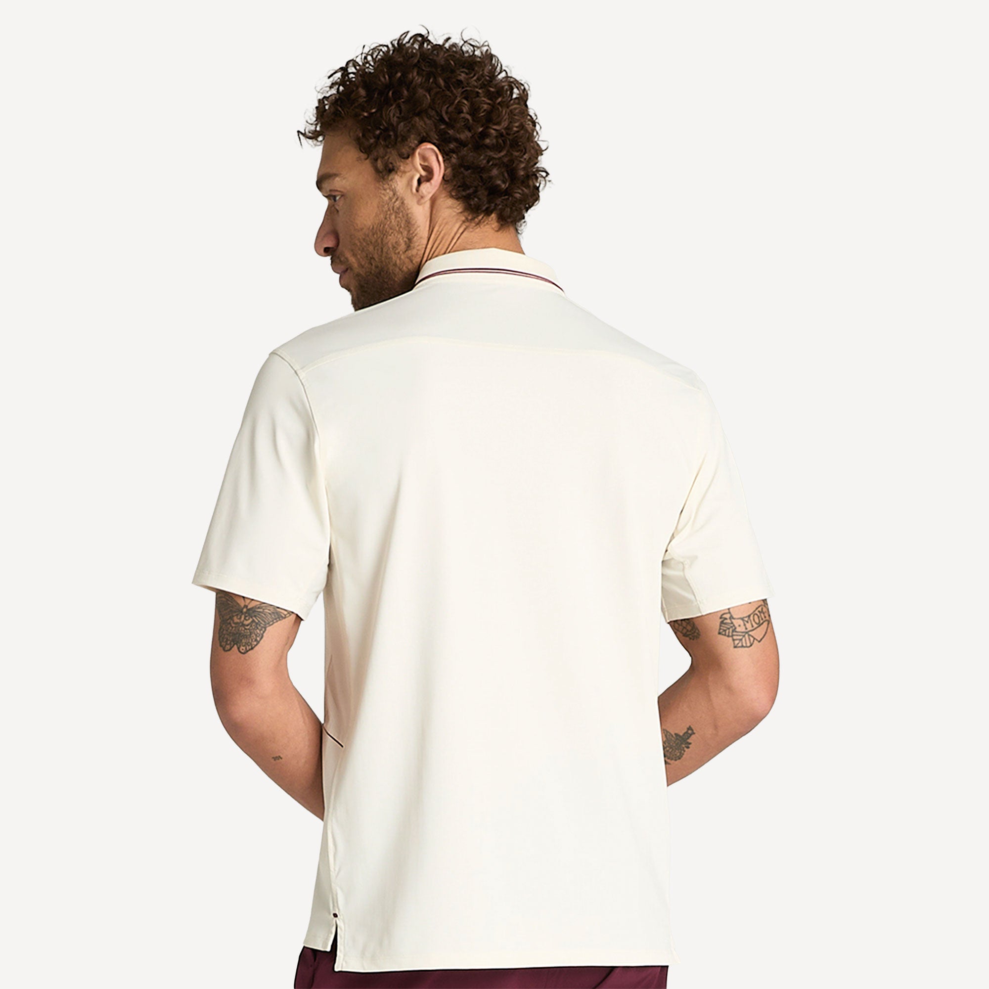 Wilson Challengers Men's Technical Tennis Polo - Off-white (2)