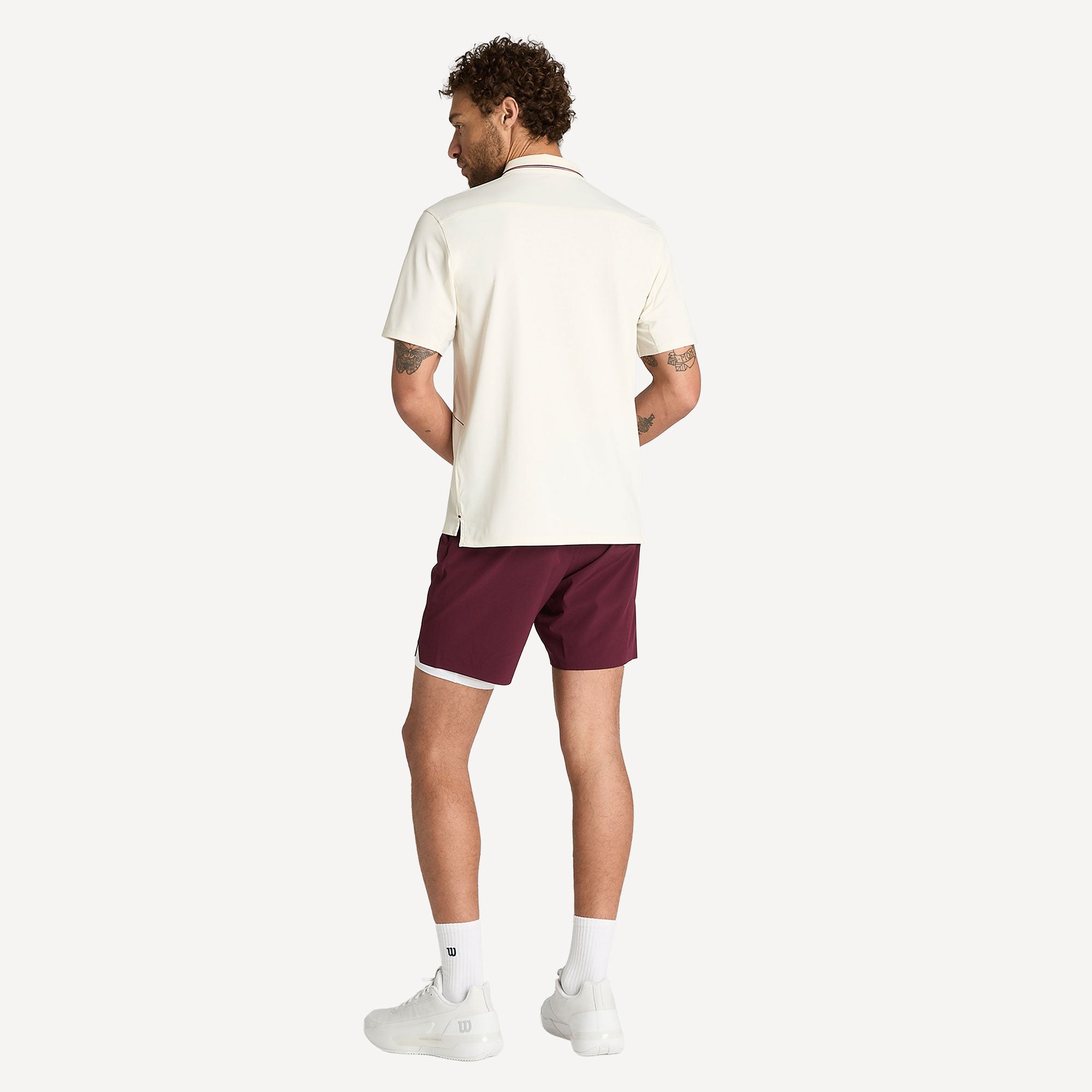 Wilson Challengers Men's Technical Tennis Polo - Off-white (7)