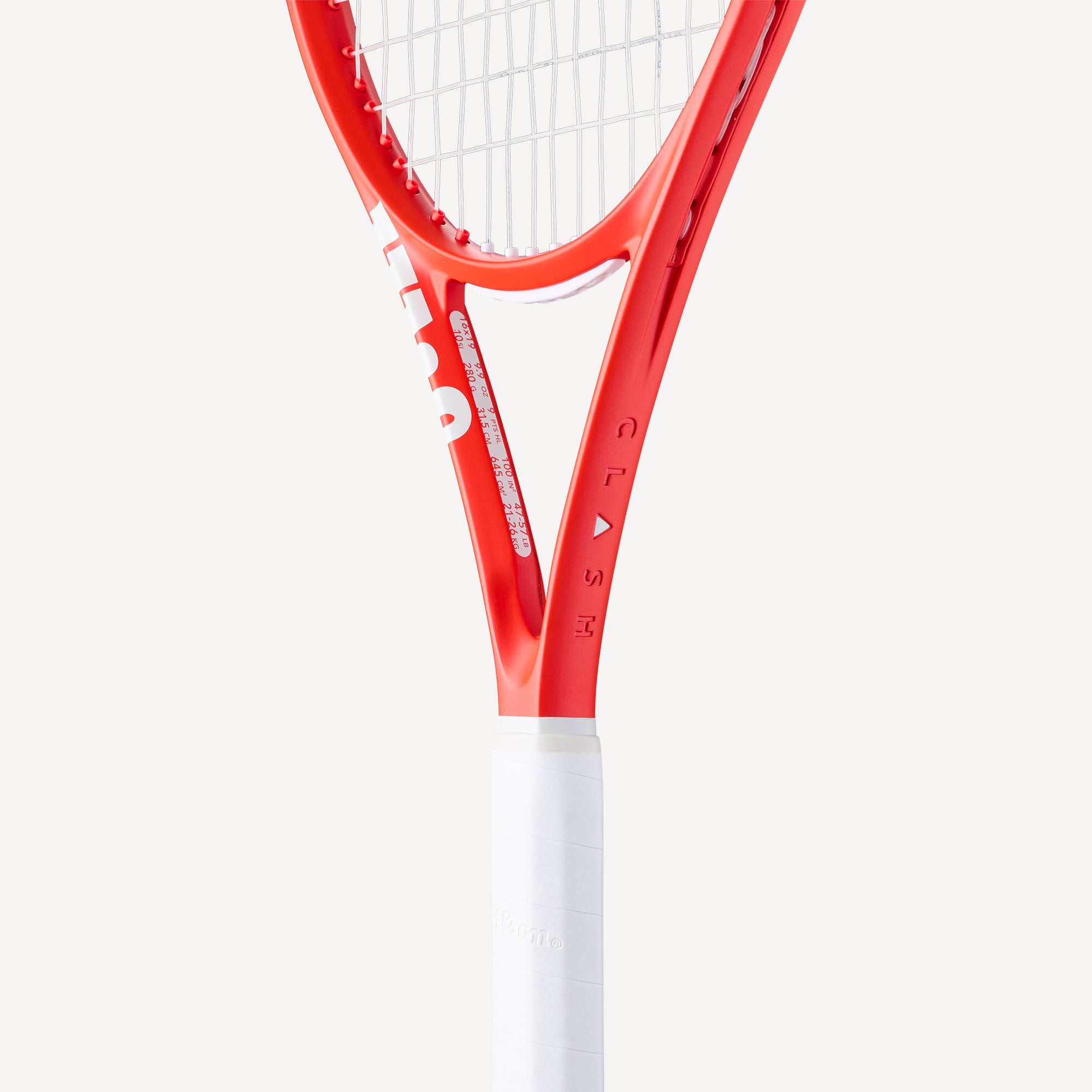 Wilson Clash 100L V3 Reverse Tennis Racket - Red (6)