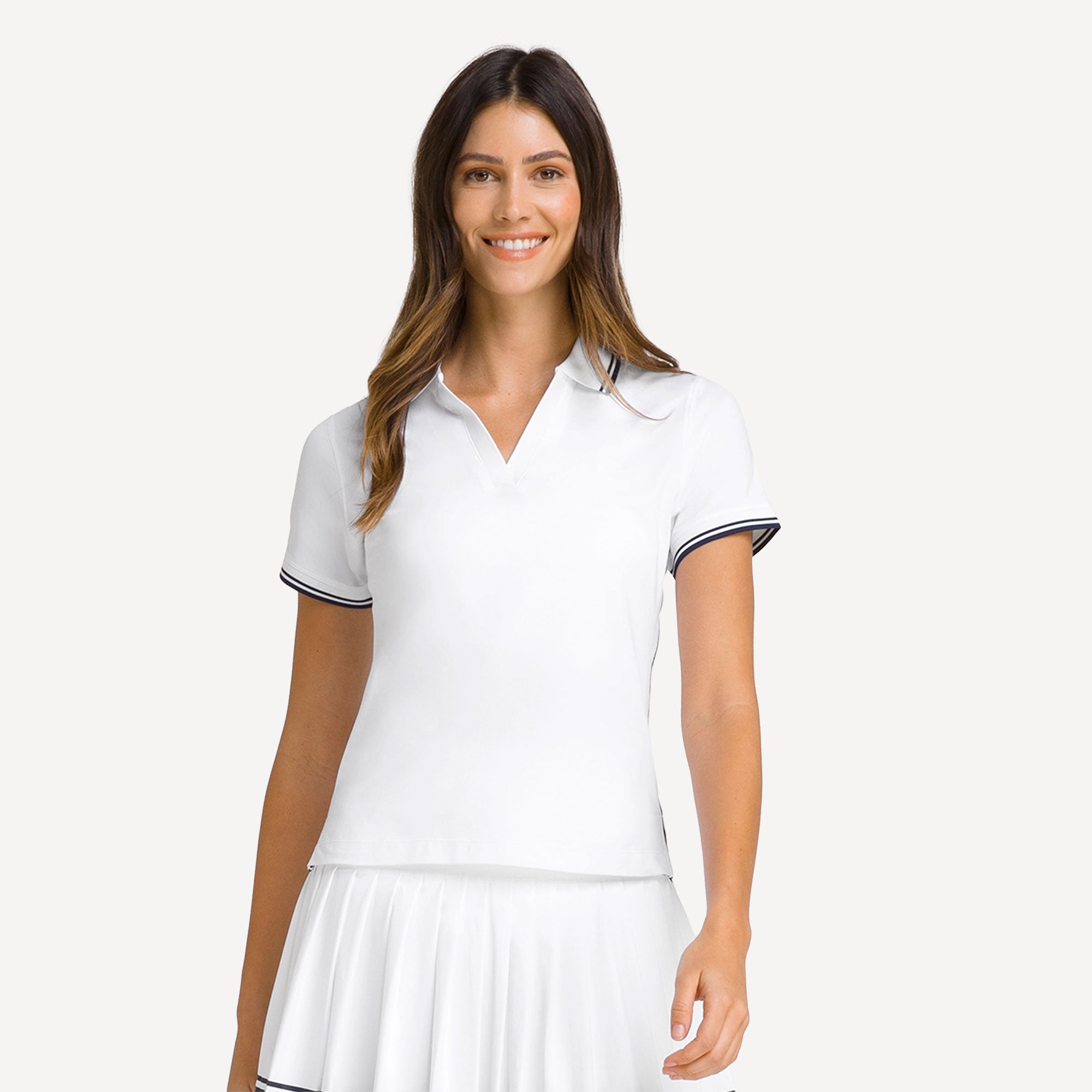Wilson Club Women's Tennis Polo - White (1)