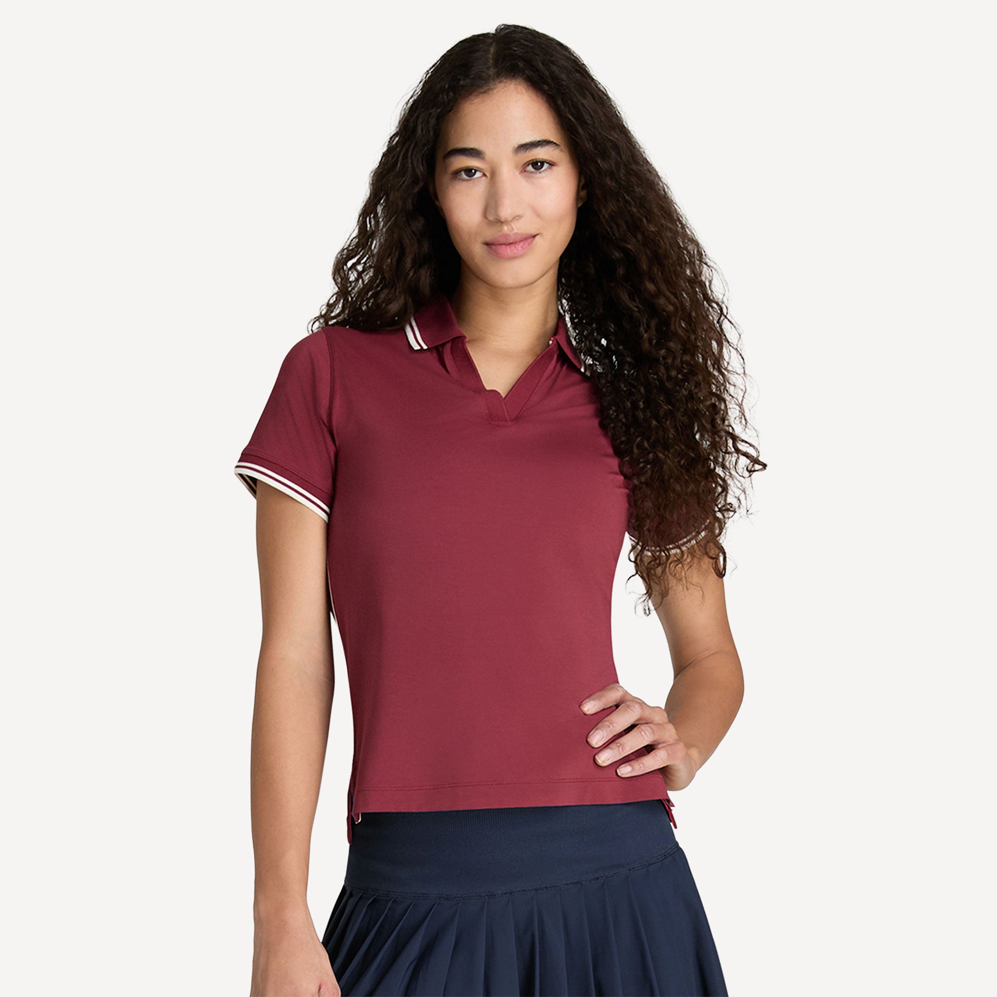 Wilson Club Women's Tennis Polo - Red (1)