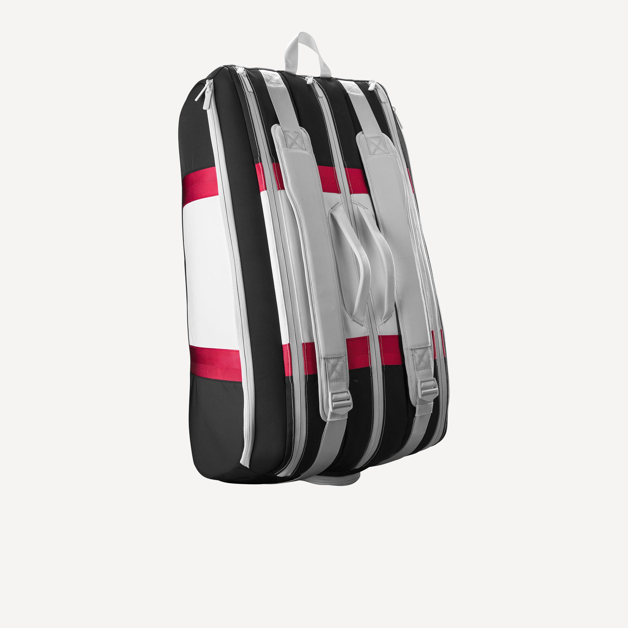 Wilson Courage Collection 15 Racket Tennis Bag - Black/White/Red (3)