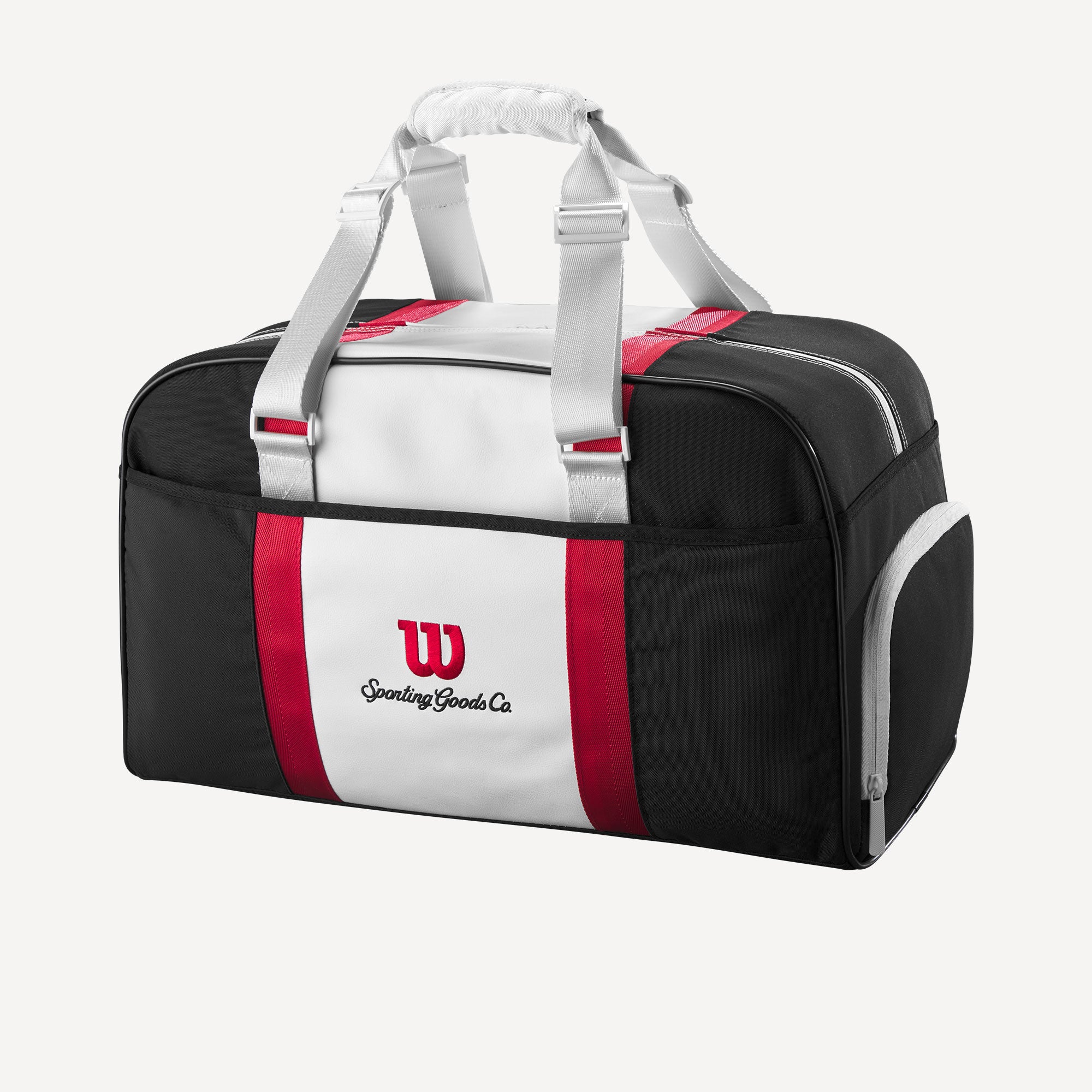 Wilson Courage Collection Small Duffle Tennis Bag - Black/White/Red (1)