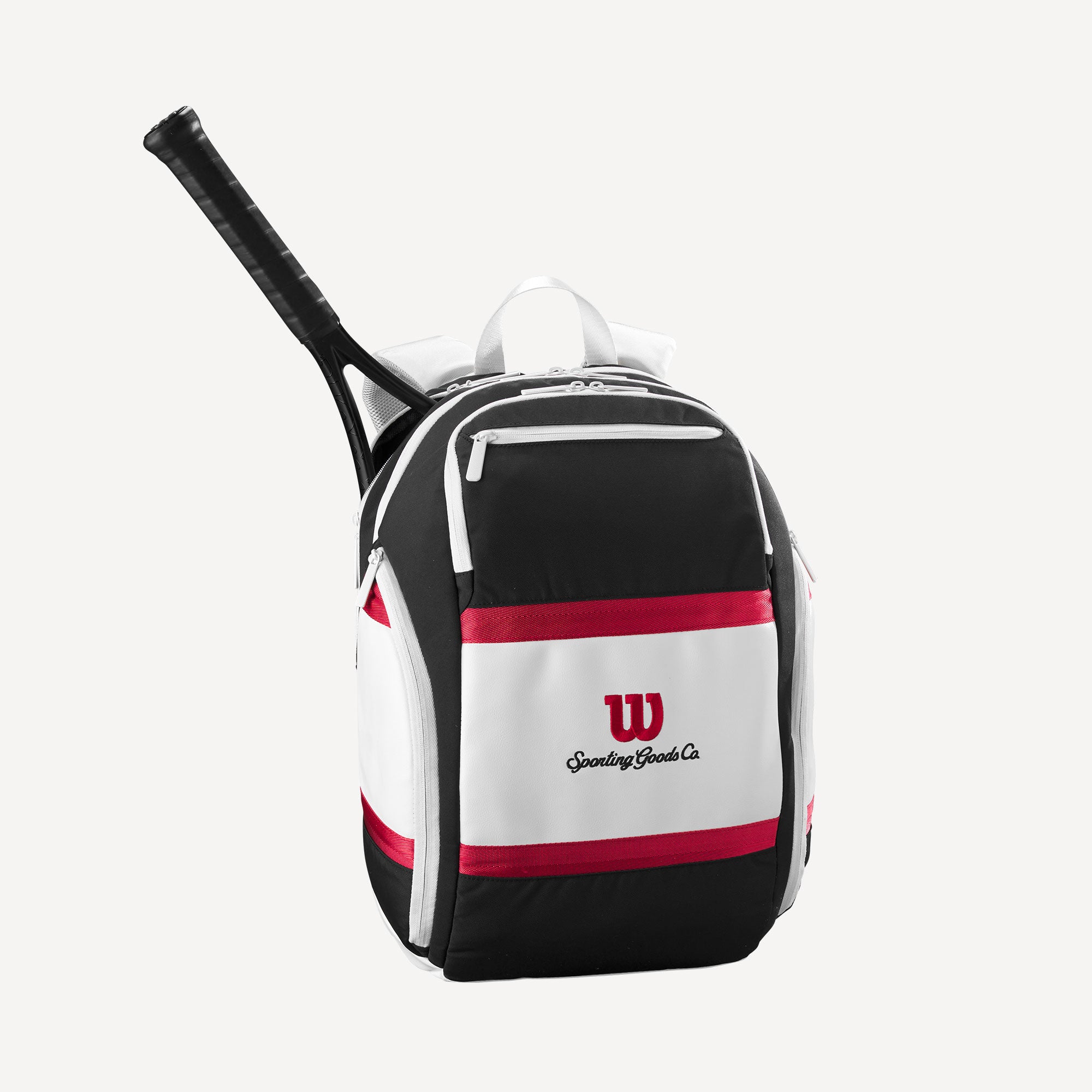 Wilson Courage Collection Tennis Backpack - Black/White/Red (2)