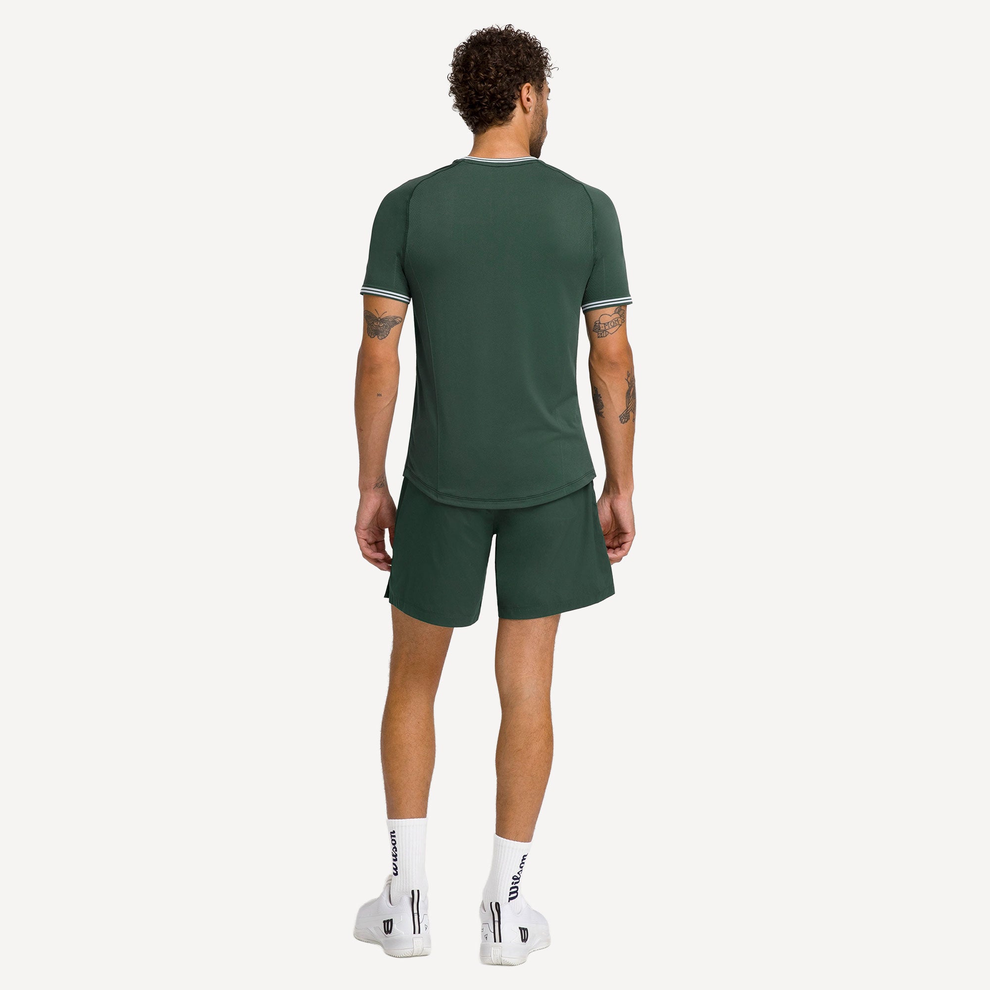 Wilson Court Performance Men's Tennis Shirt - Green (6)