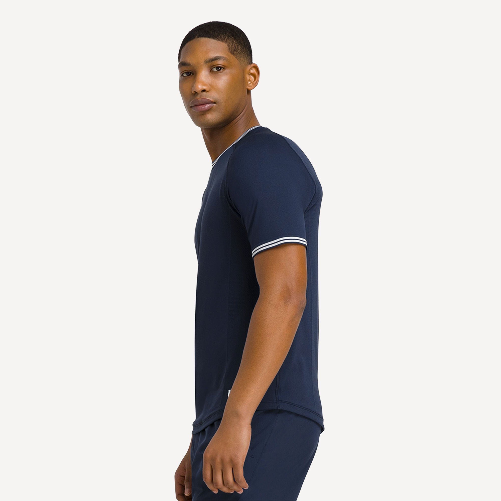 Wilson Court Performance Men's Tennis Shirt - Dark Blue (3)
