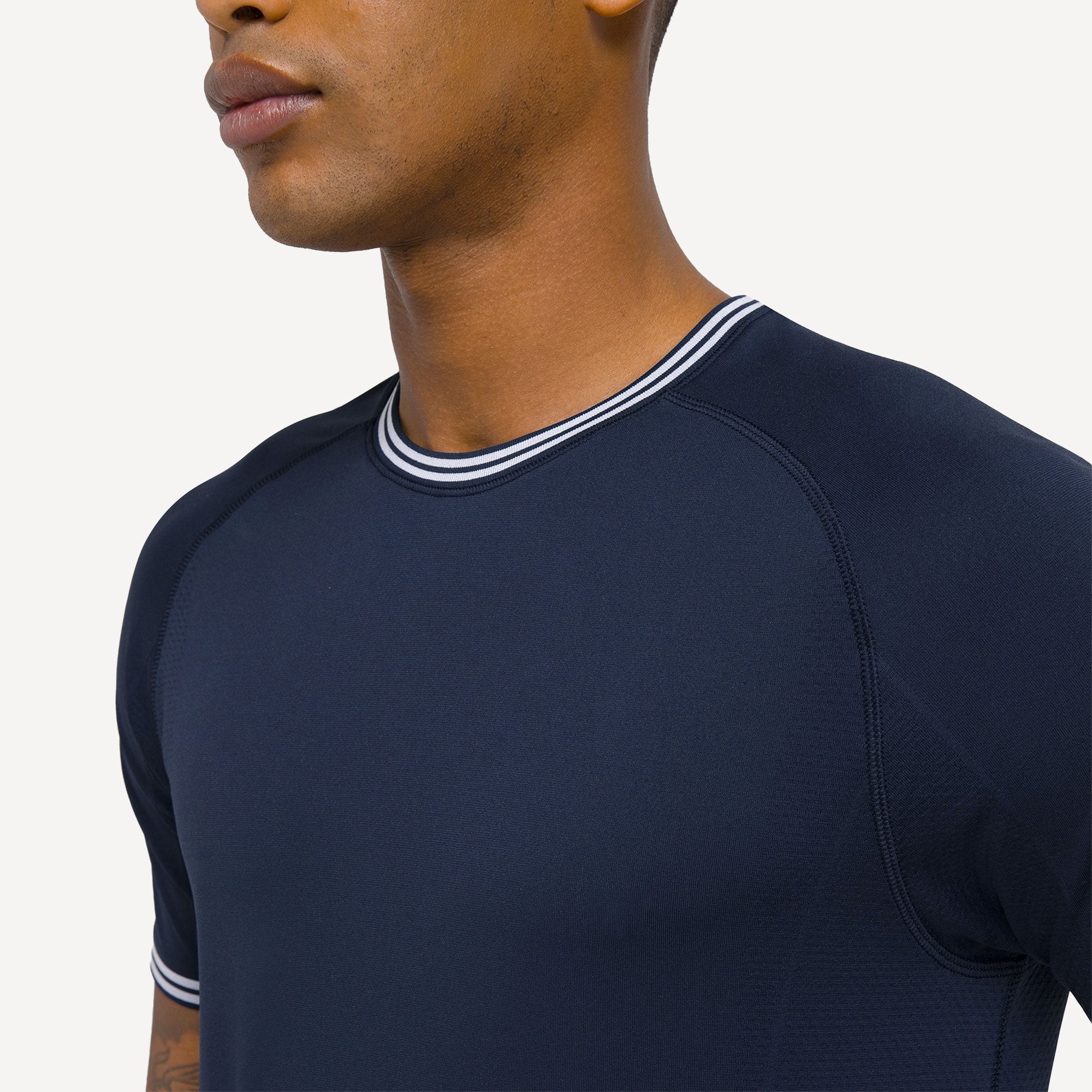 Wilson Court Performance Men's Tennis Shirt - Dark Blue (4)
