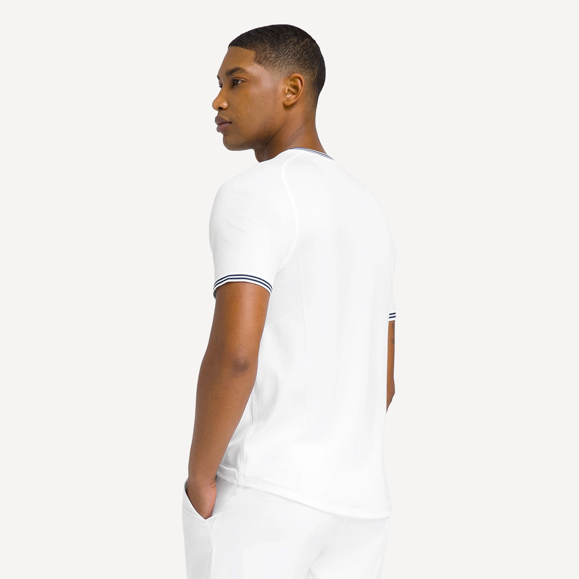 Wilson Court Performance Men's Tennis Shirt - White (2)