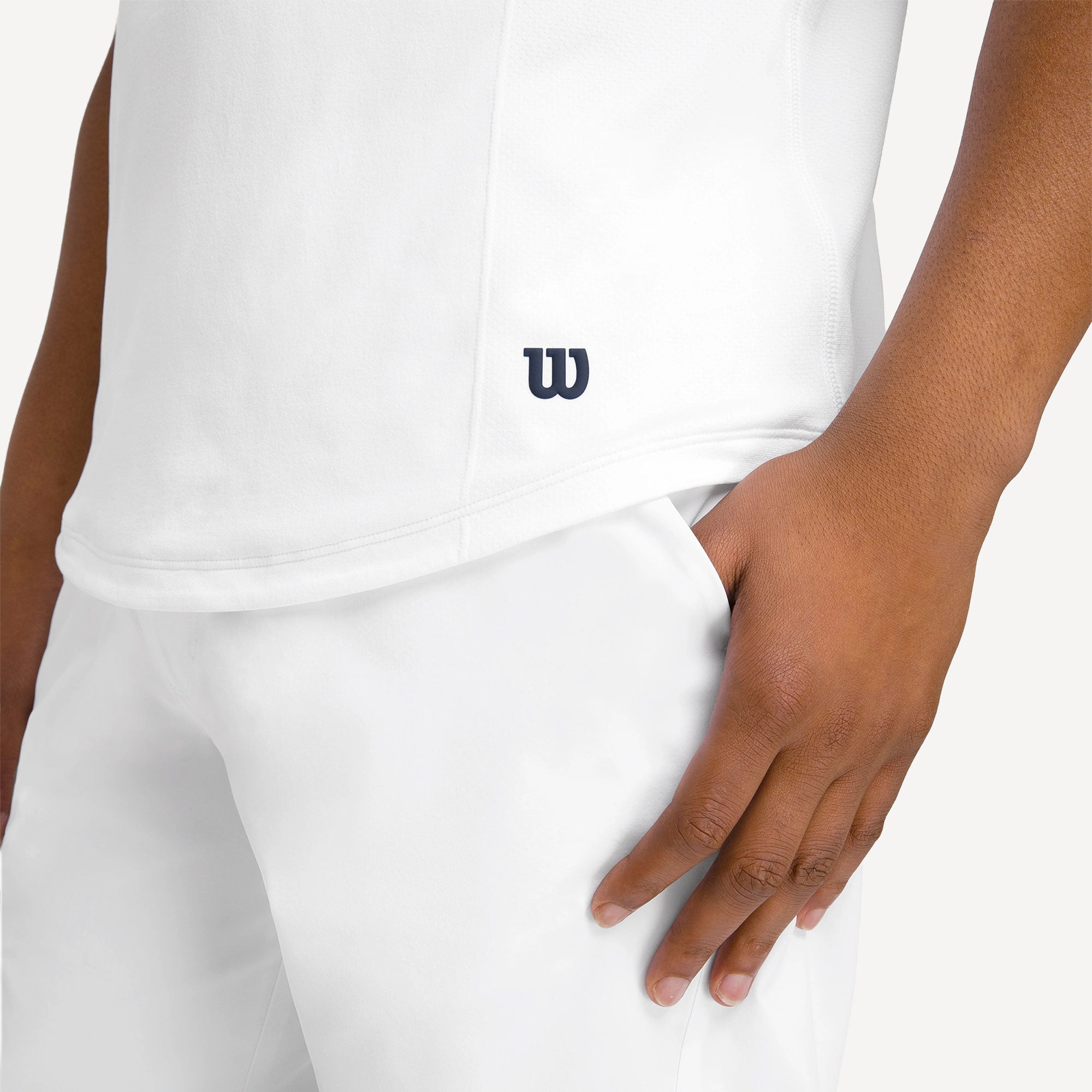 Wilson Court Performance Men's Tennis Shirt - White (5)