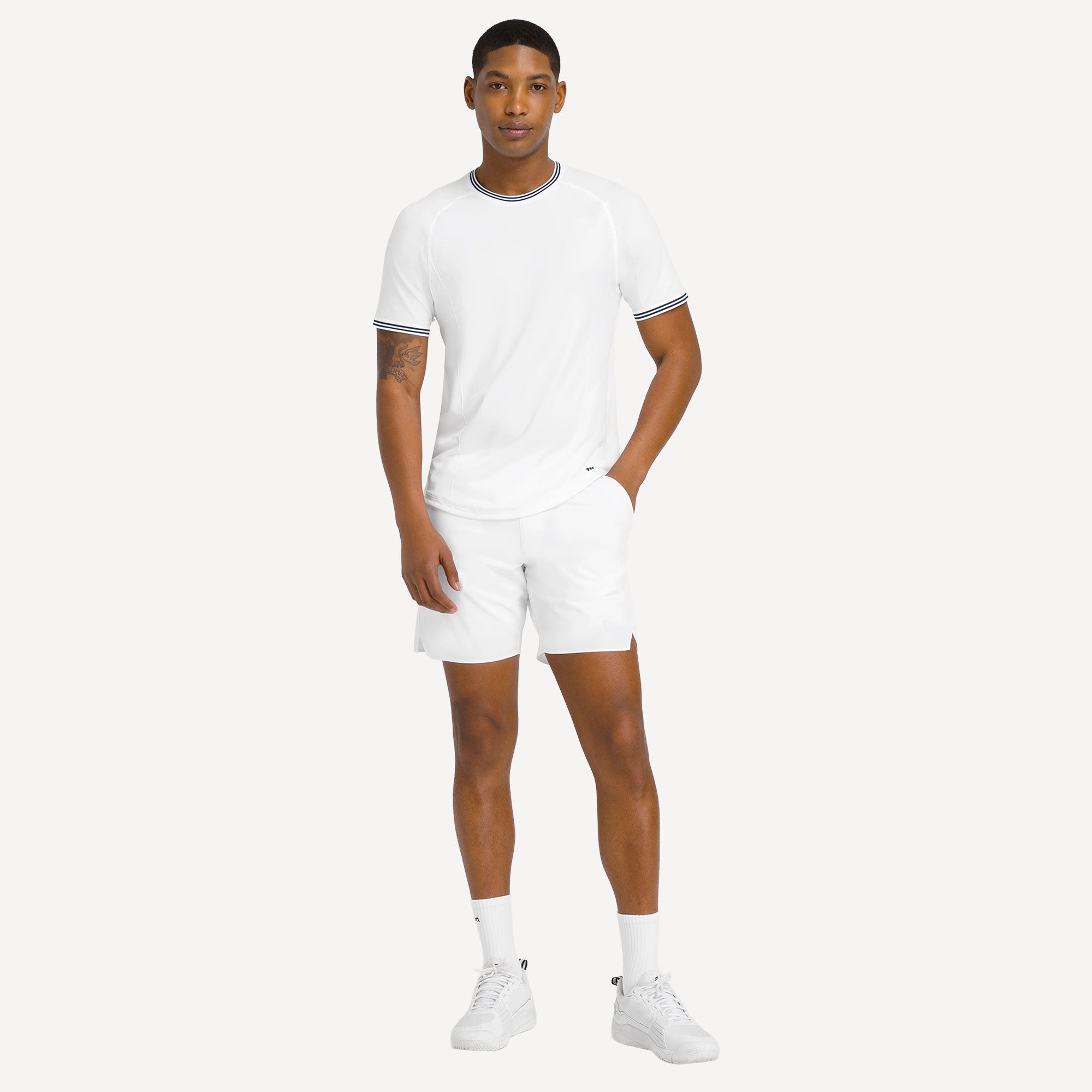 Wilson Court Performance Men's Tennis Shirt - White (6)