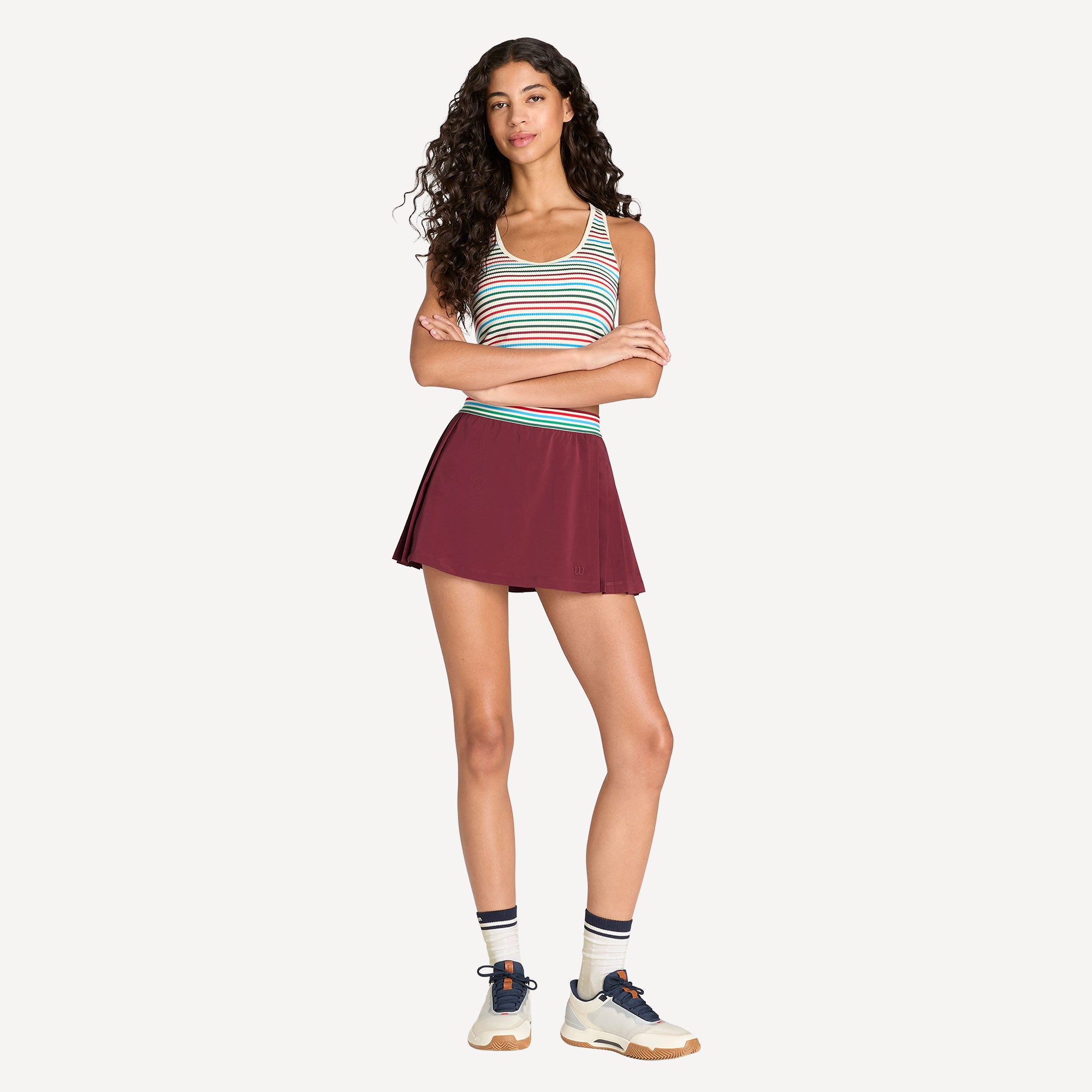 Wilson Cross Court Women's Tennis Skirt - Red (6)