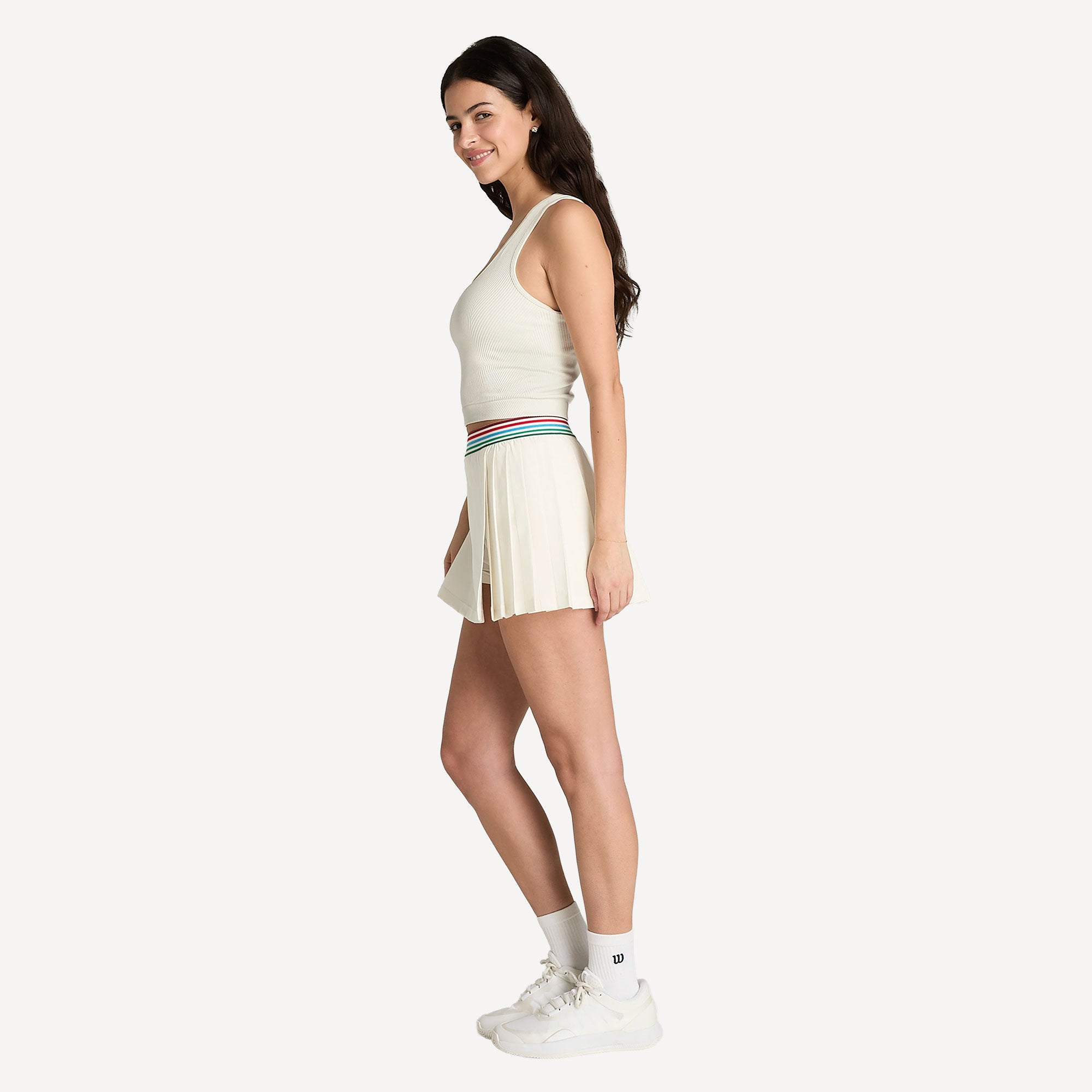 Wilson Cross Court Women's Tennis Skirt - Off-white (7)