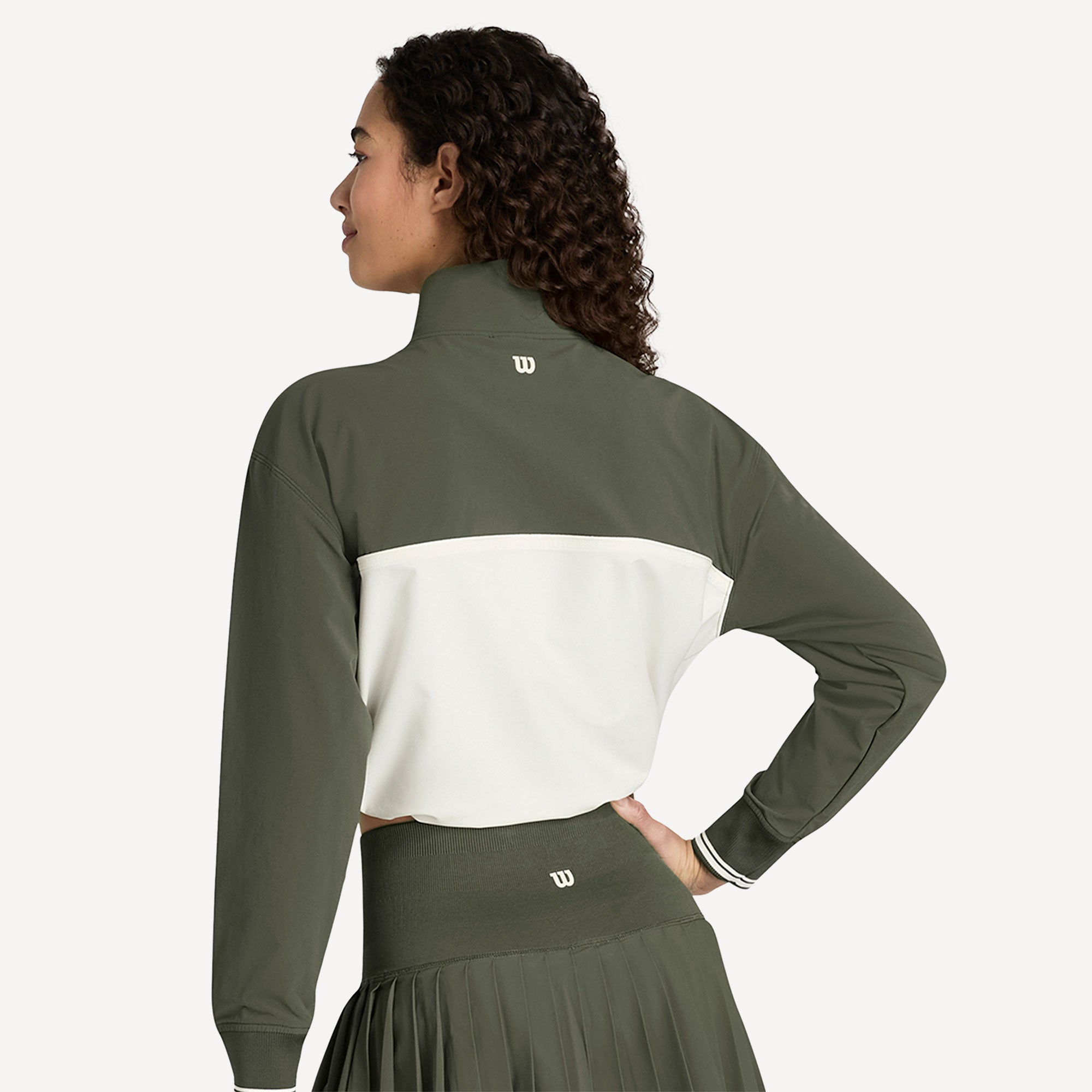 Wilson Davenport Women's Tennis Popover - Green (2)