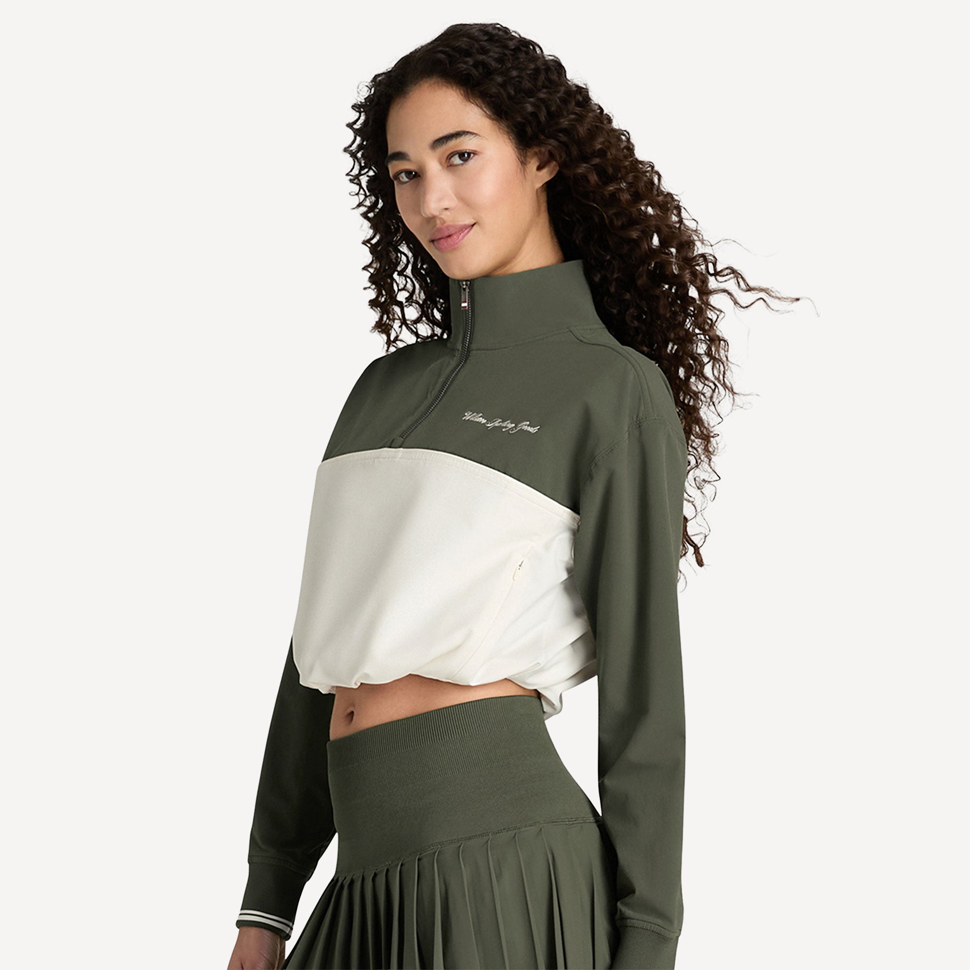 Wilson Davenport Women's Tennis Popover - Green (3)