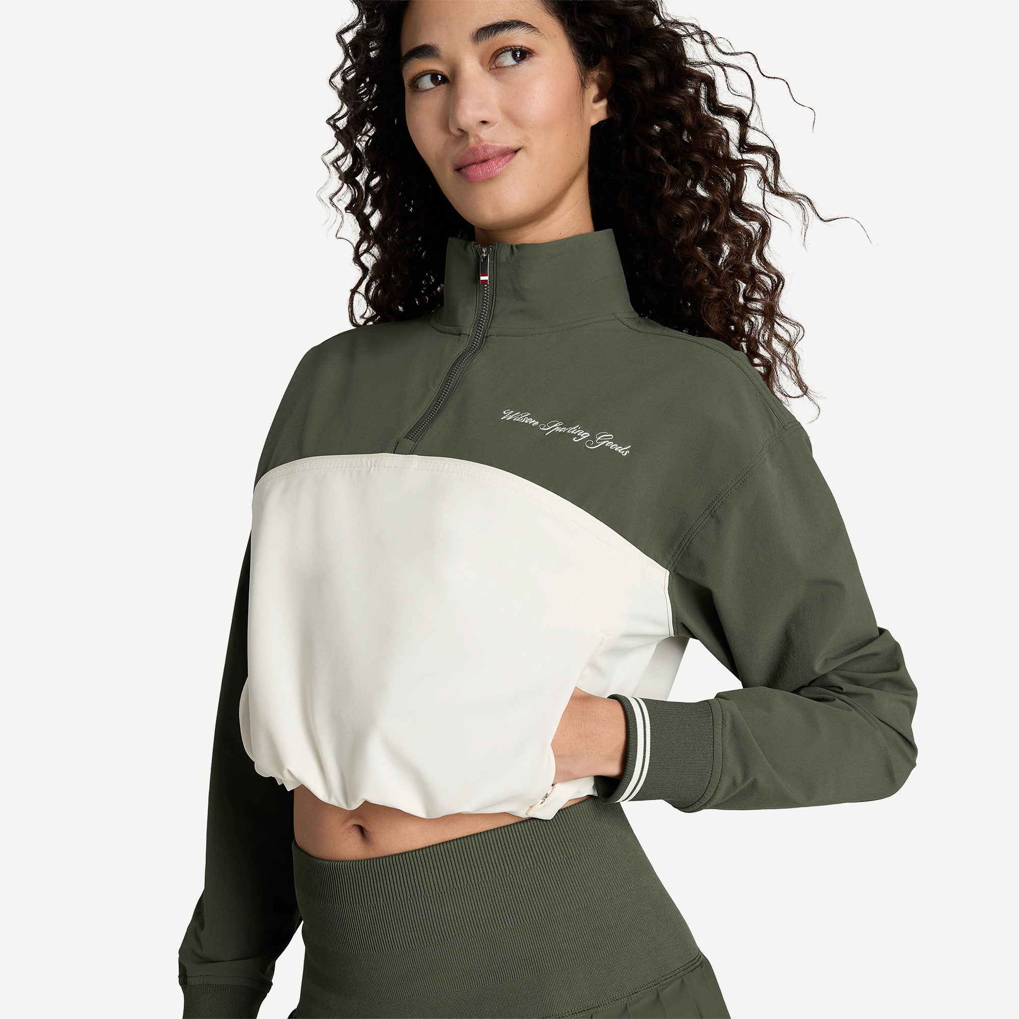 Wilson Davenport Women's Tennis Popover - Green (4)