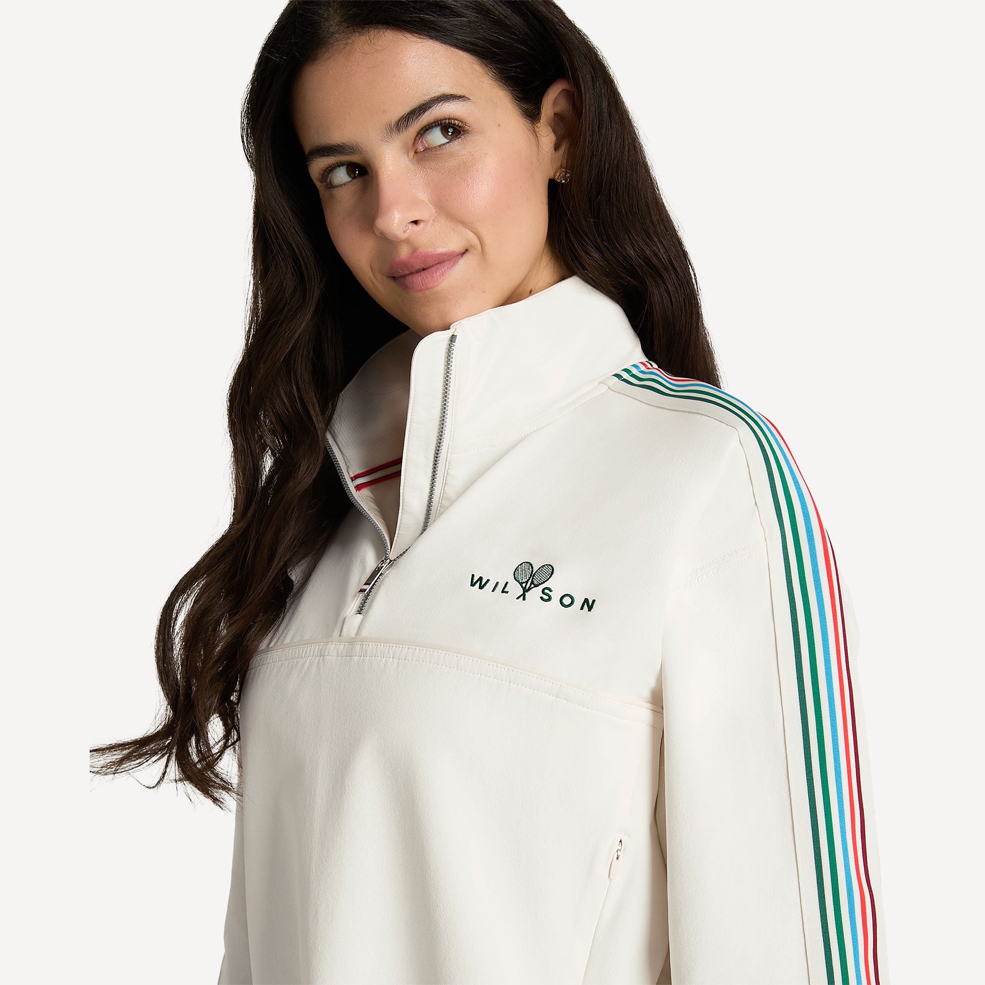 Wilson Davenport Women's Tennis Popover - Off-white (4)