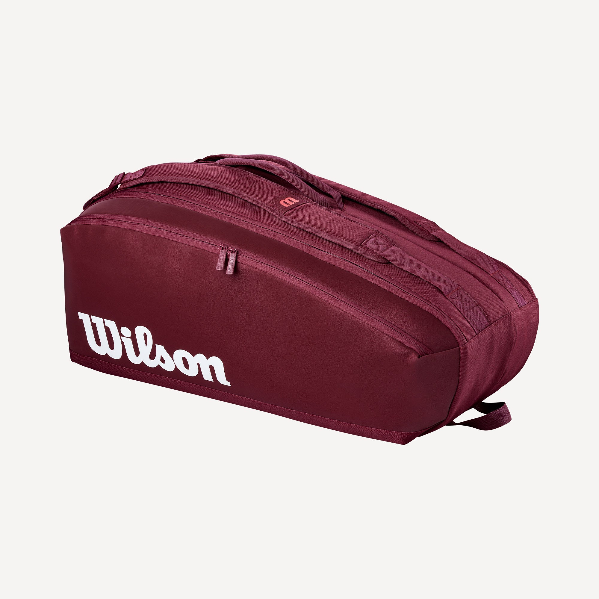 Wilson Defyer V1 9 Racket Tennis Bag - Red (1)