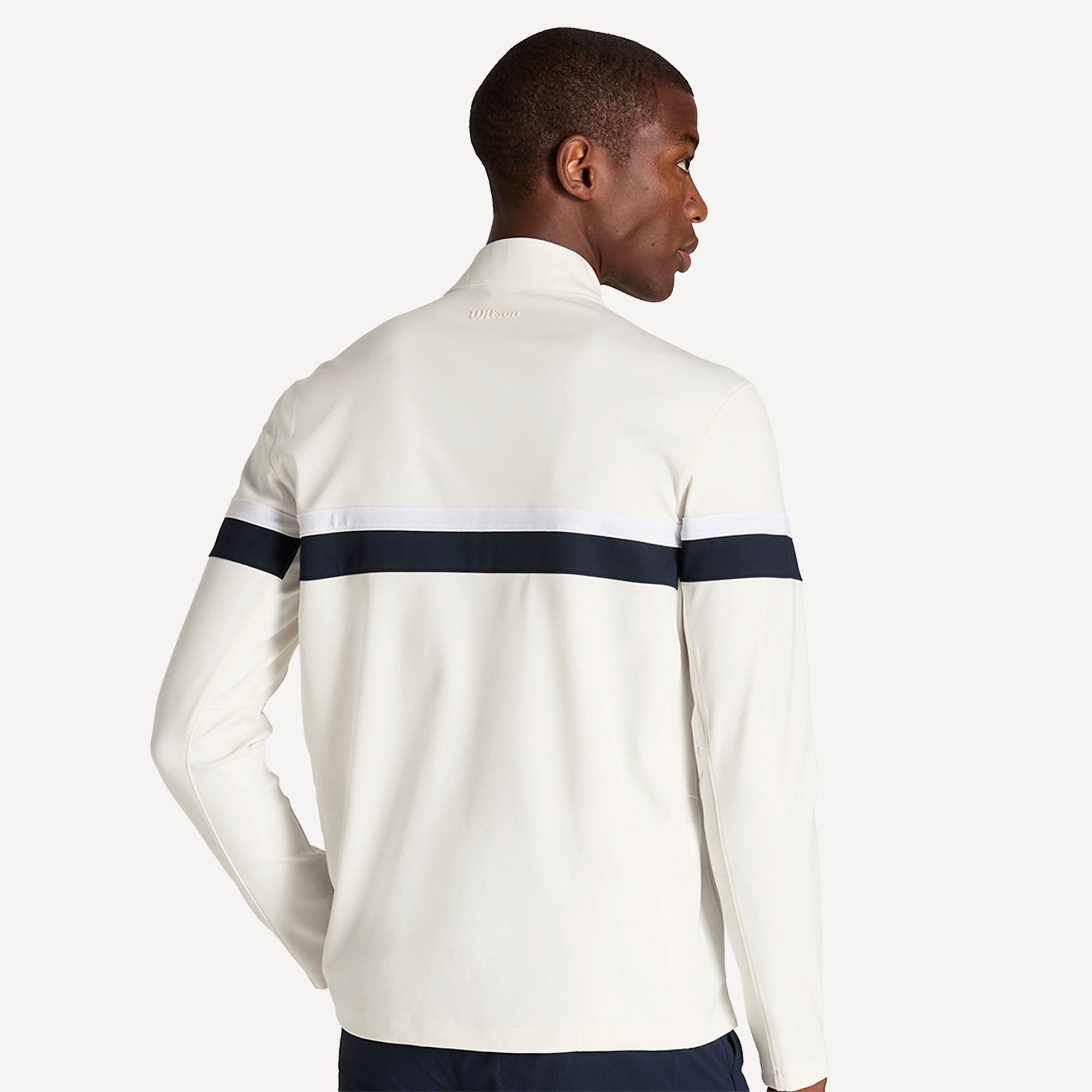 Wilson Elevate Performance Men's Half-Zip Tennis Midlayer - White (2)