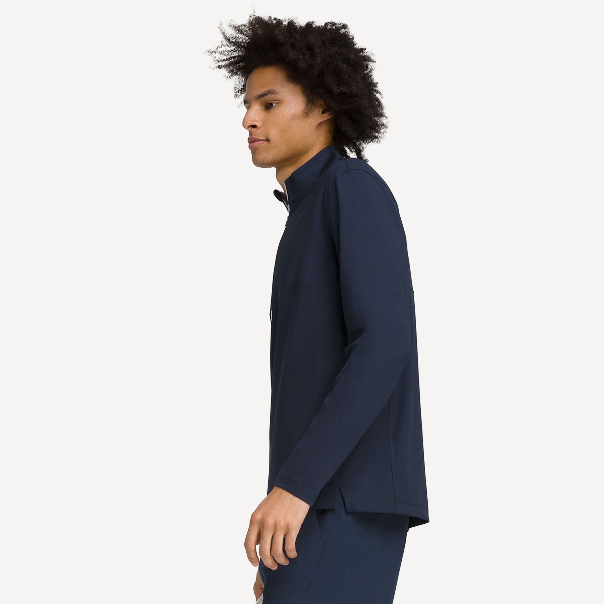 Wilson Elevate Performance Men's Half-Zip Tennis Midlayer - Dark Blue (3)