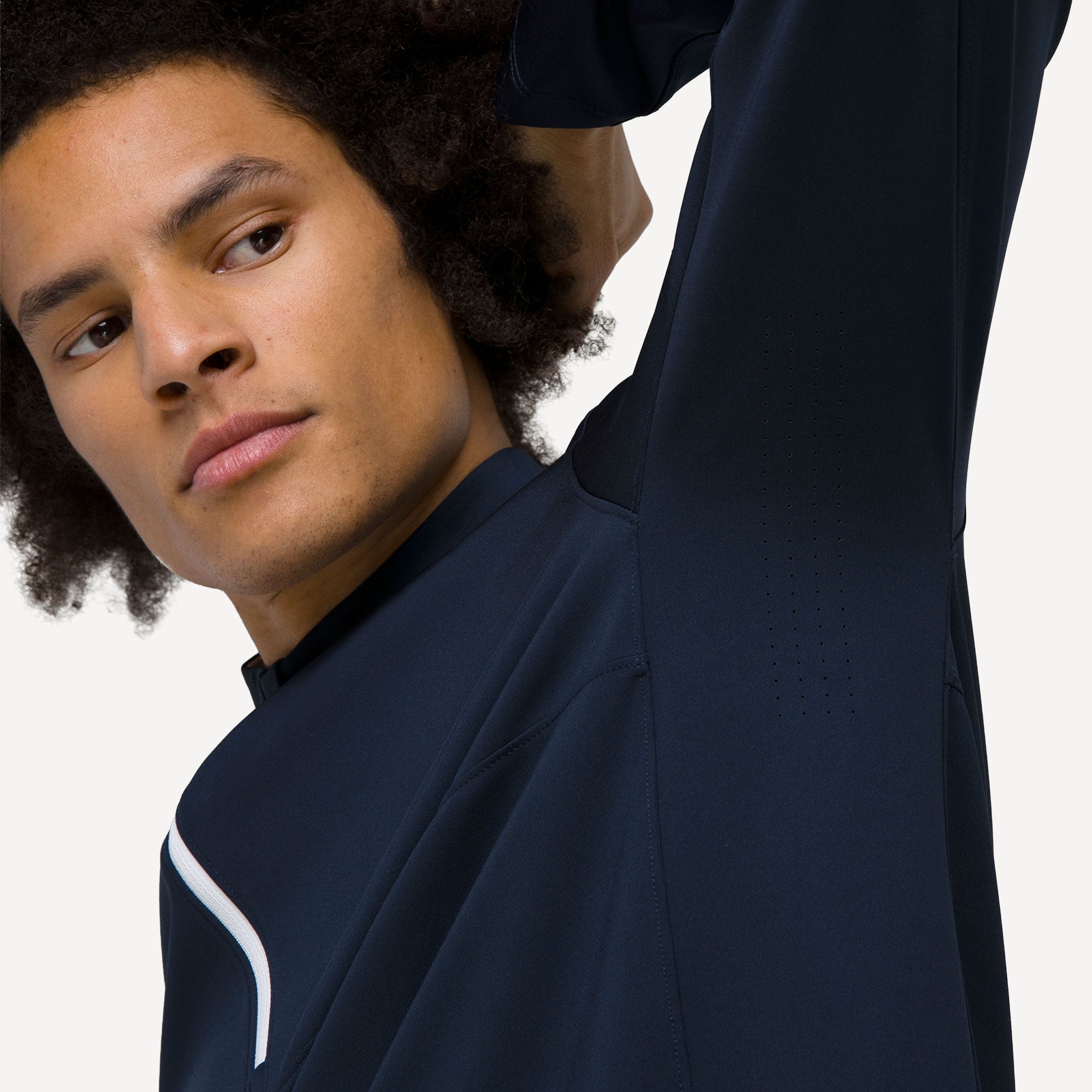 Wilson Elevate Performance Men's Half-Zip Tennis Midlayer - Dark Blue (5)