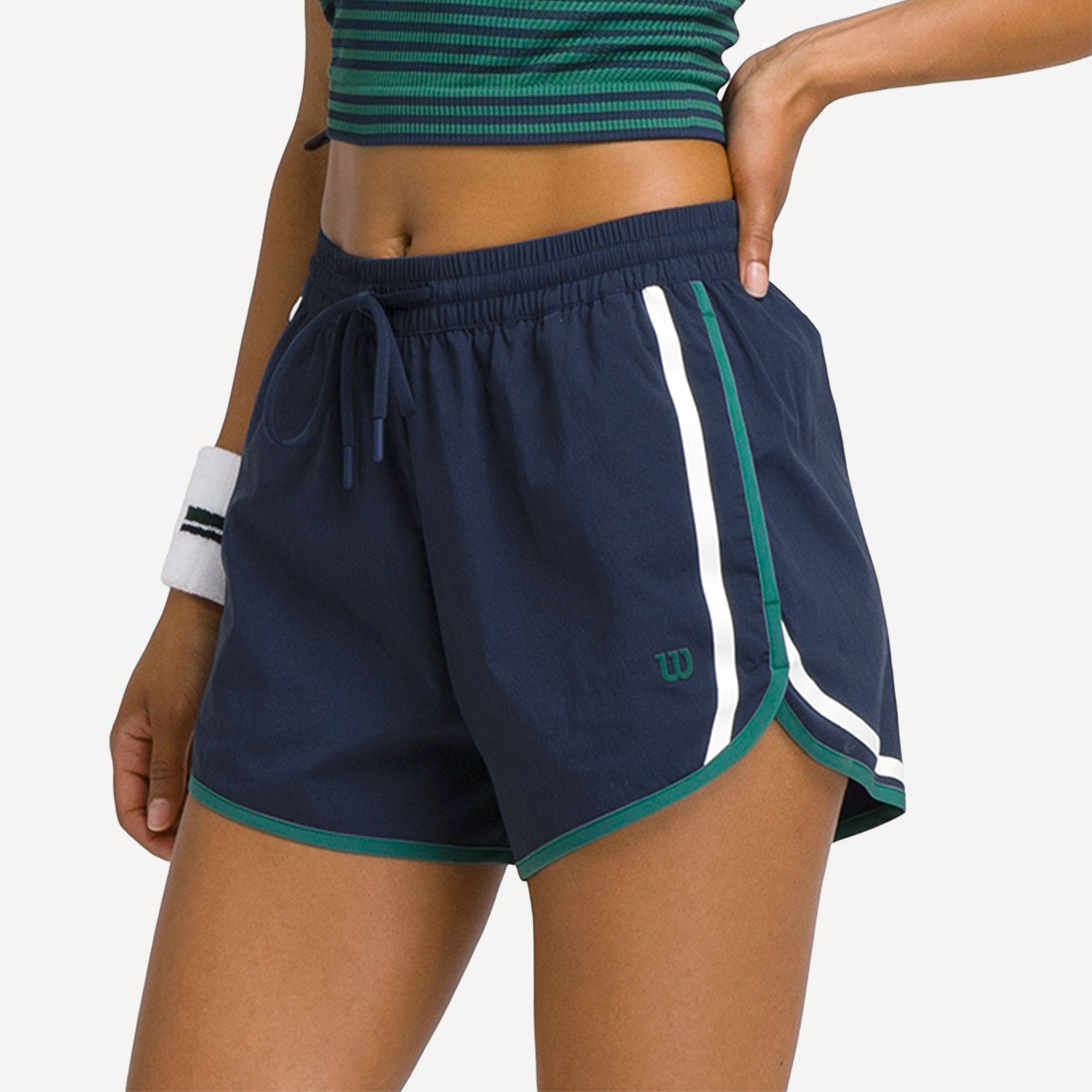 Wilson Ellyn Women's Tennis Shorts - Dark Blue (3)