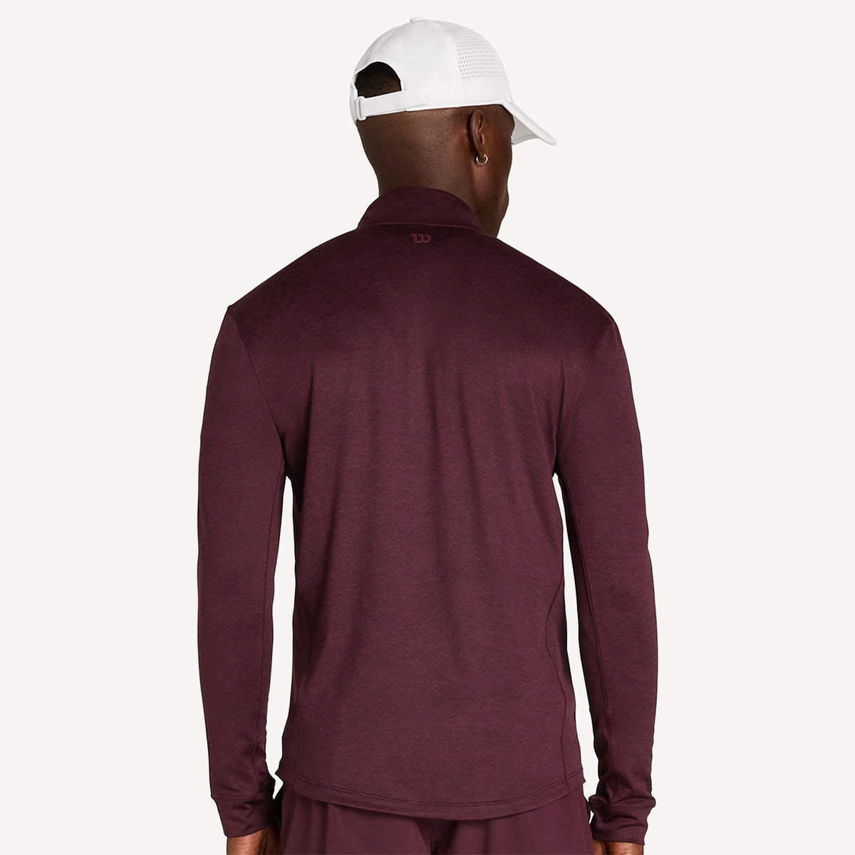 Wilson Everyday Performance Men's Half-Zip Tennis Midlayer - Red (2)