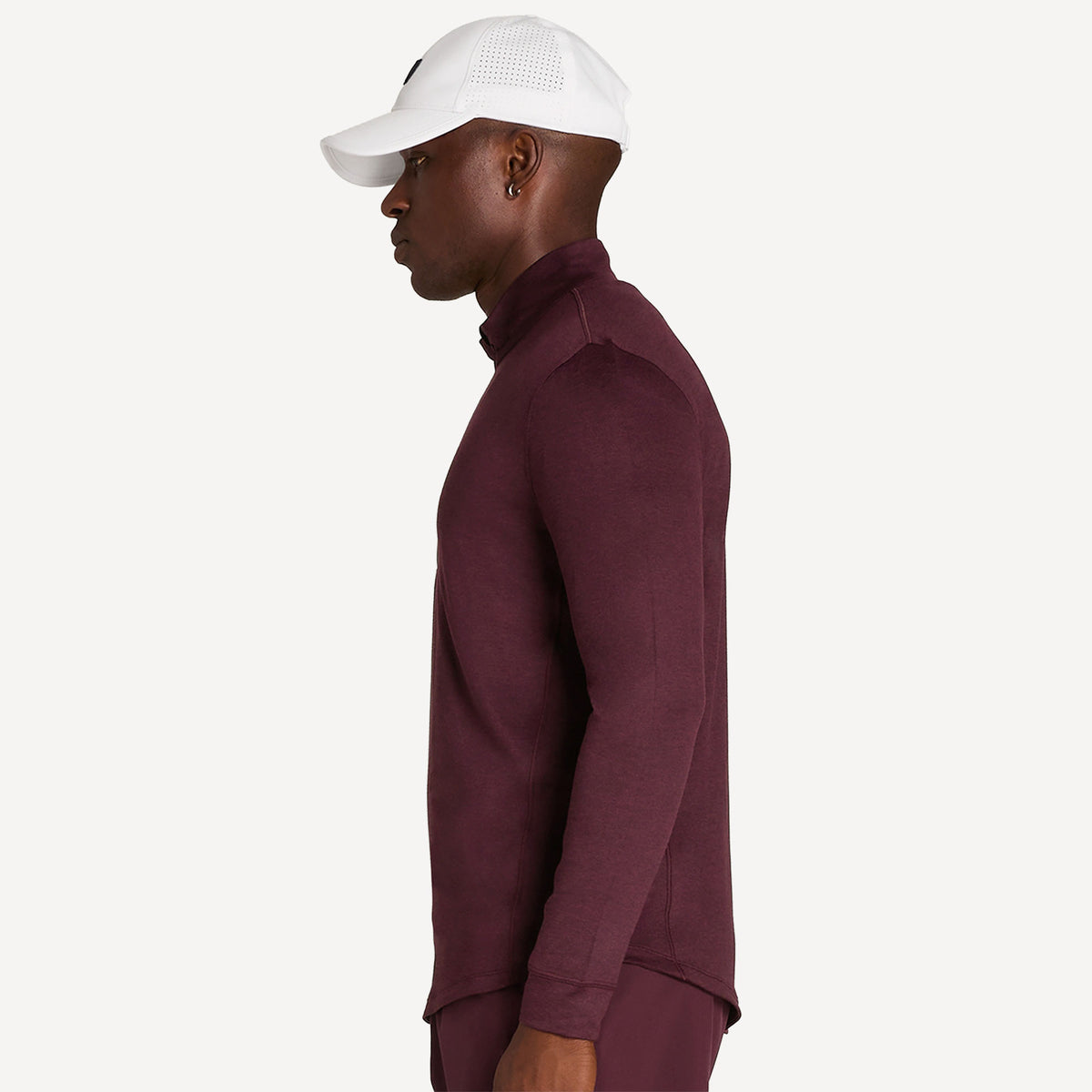 Wilson Everyday Performance Men's Half-Zip Tennis Midlayer - Red (3)