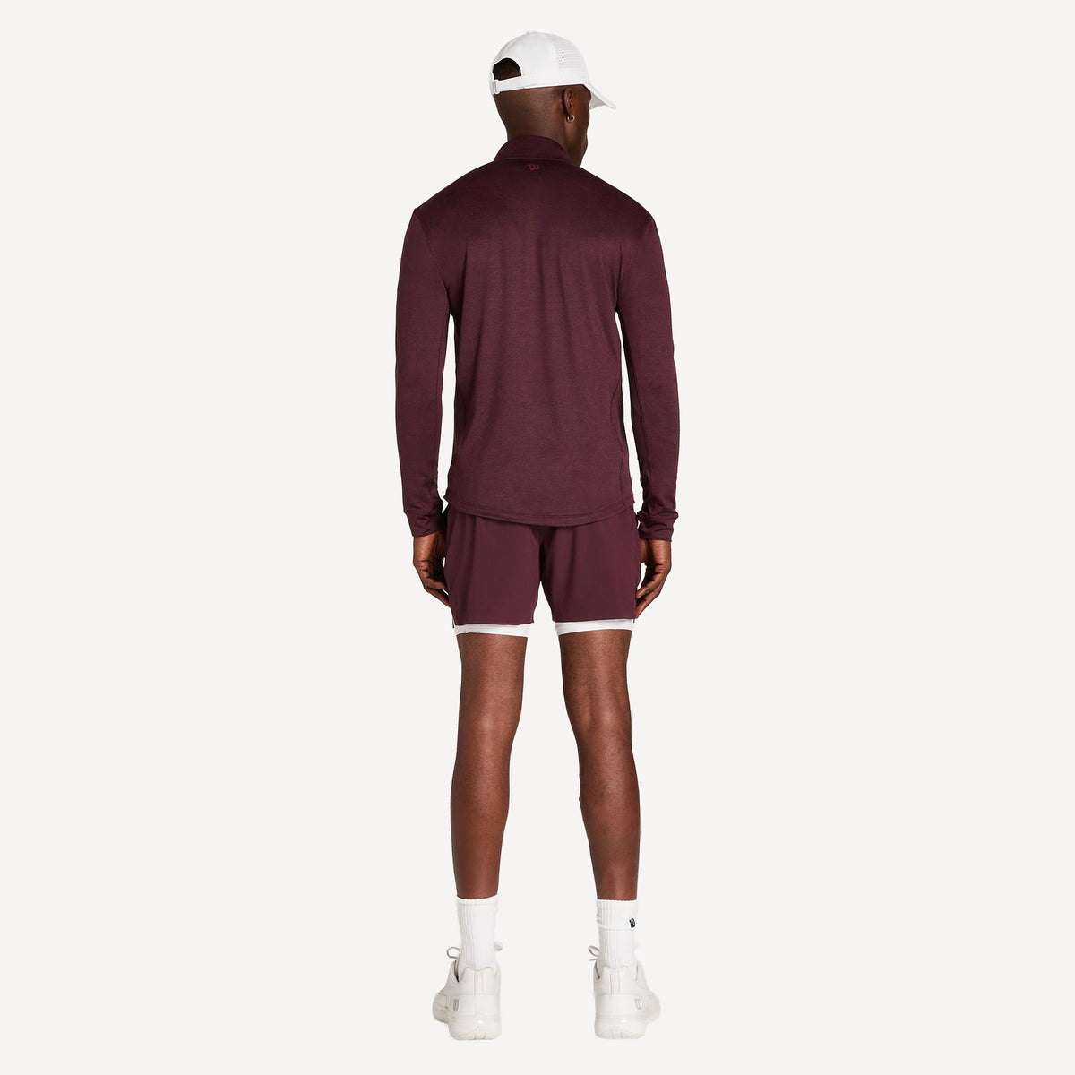 Wilson Everyday Performance Men's Half-Zip Tennis Midlayer - Red (7)