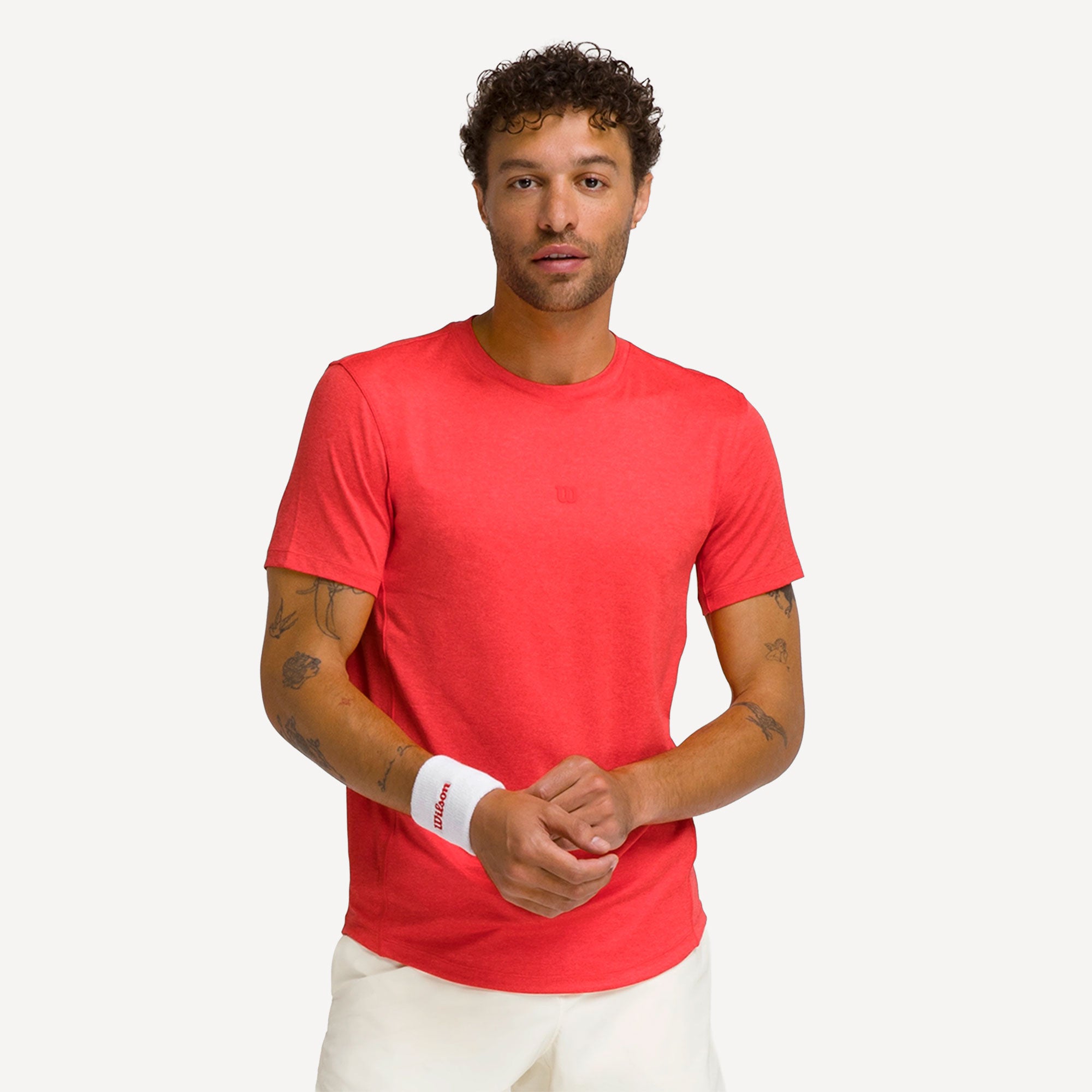 Wilson Everyday Performance Men's Tennis Shirt - Red (1)