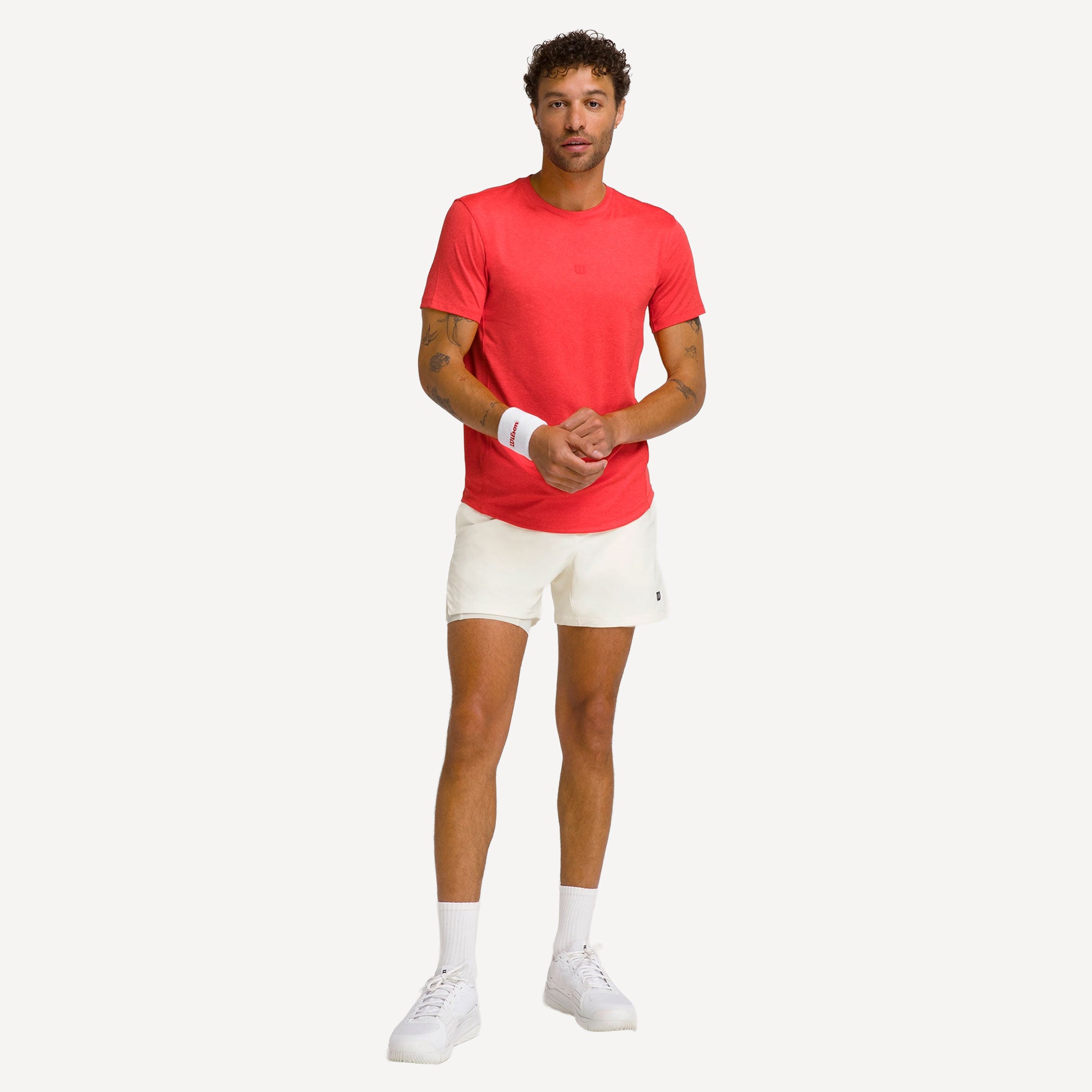 Wilson Everyday Performance Men's Tennis Shirt - Red (6)