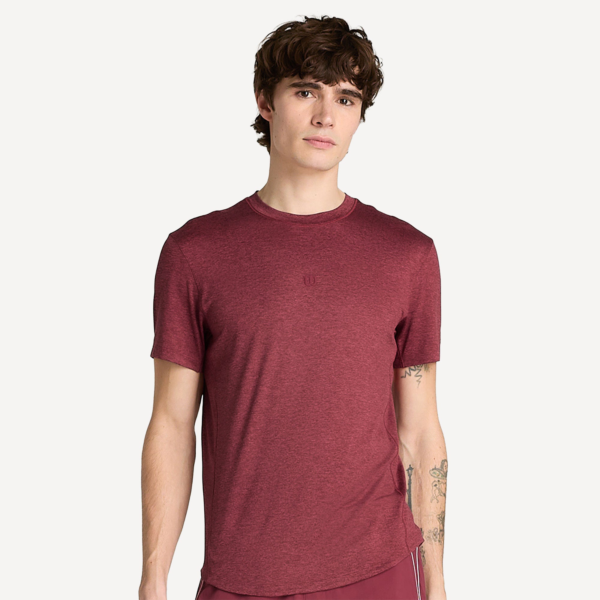 Wilson Everyday Performance Men's Tennis Shirt - Red (1)