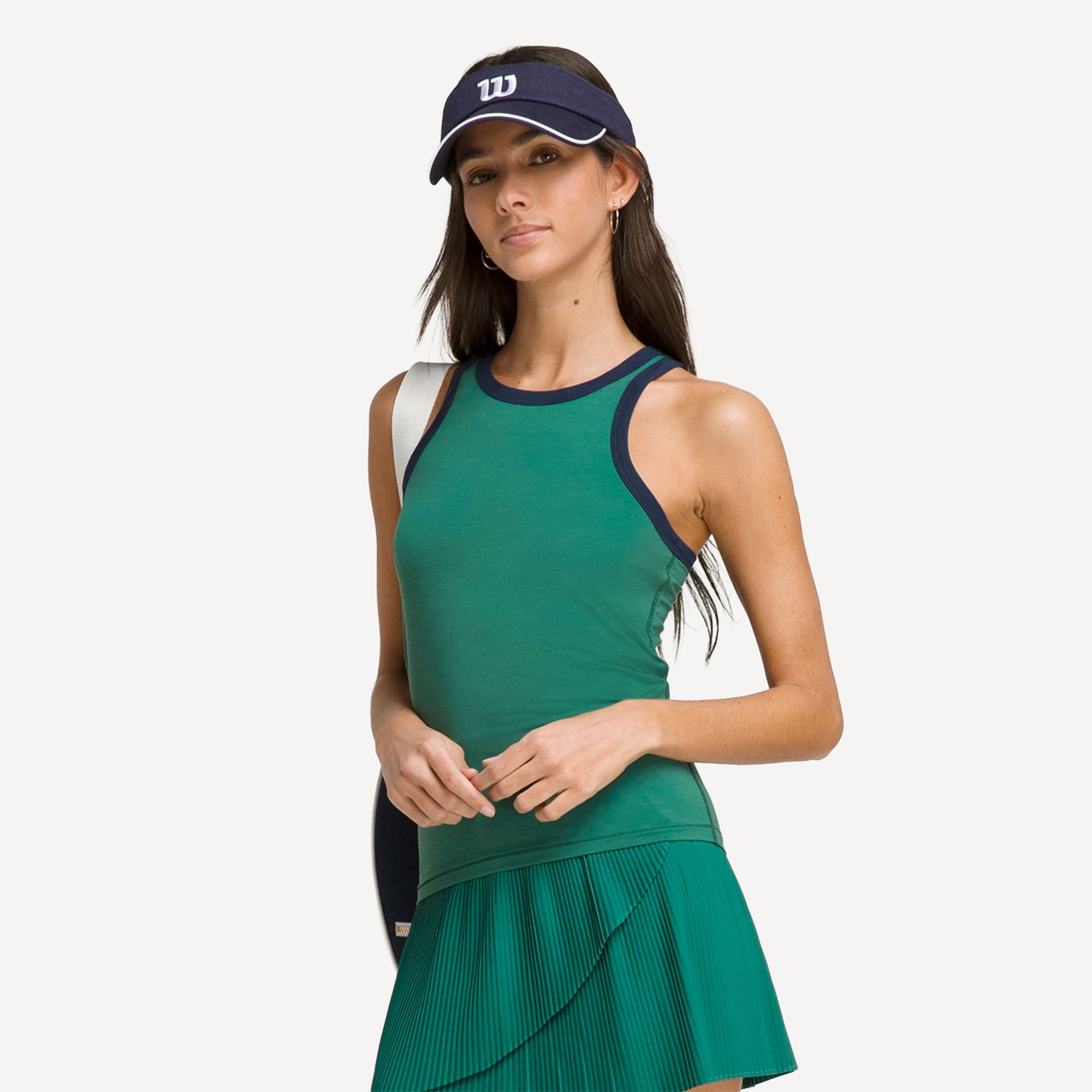 Wilson Fieldhouse Women's Lite Tennis Tank - Green (3)