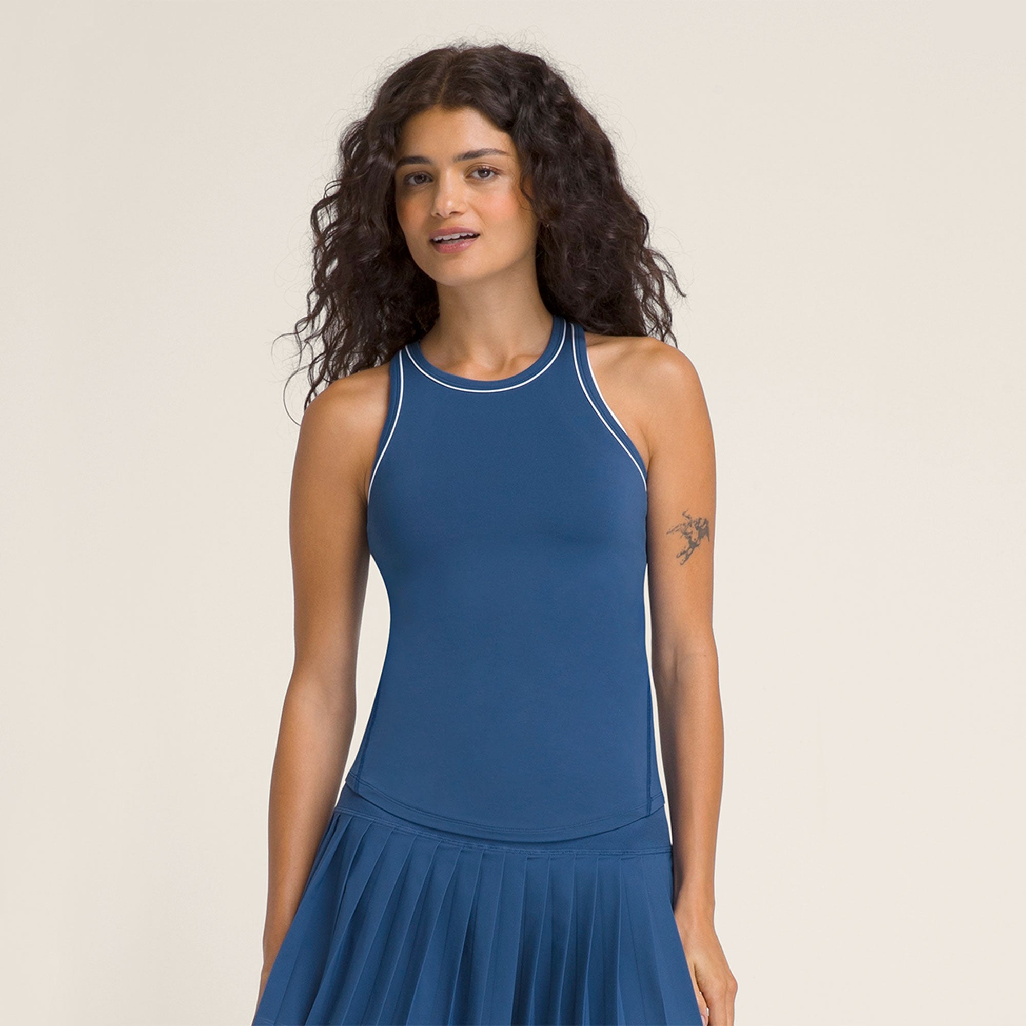 Wilson Fieldhouse Women's Lite Tennis Tank - Blue (1)