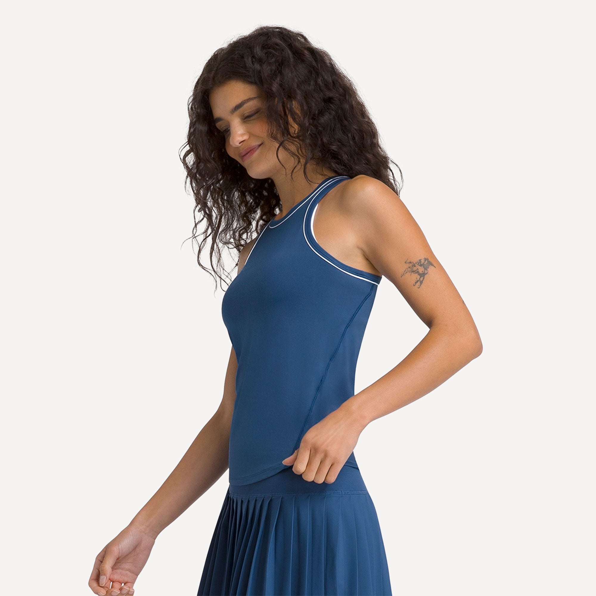 Wilson Fieldhouse Women's Lite Tennis Tank - Blue (3)