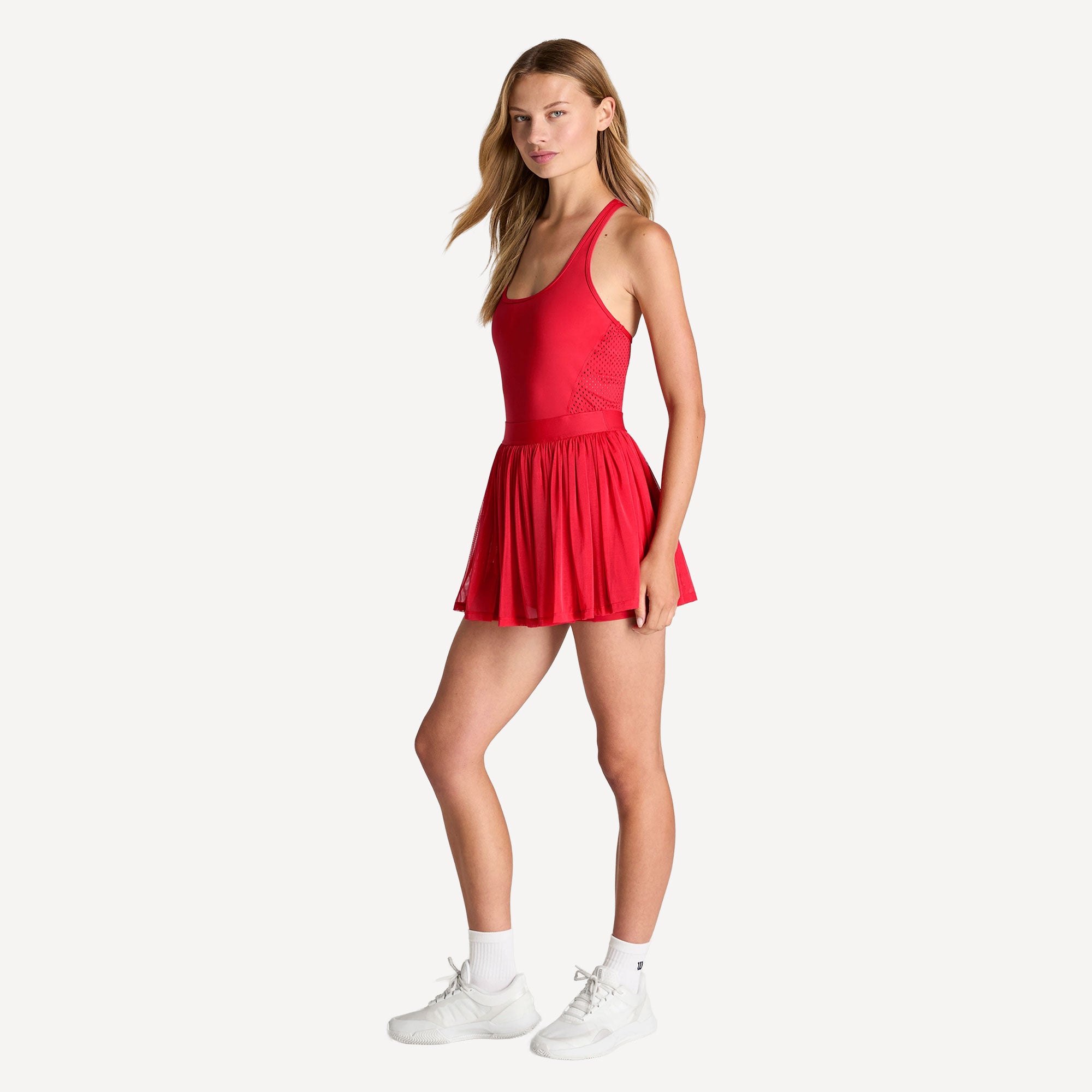 Wilson Headliner Women's Tennis Dress - Red (7)