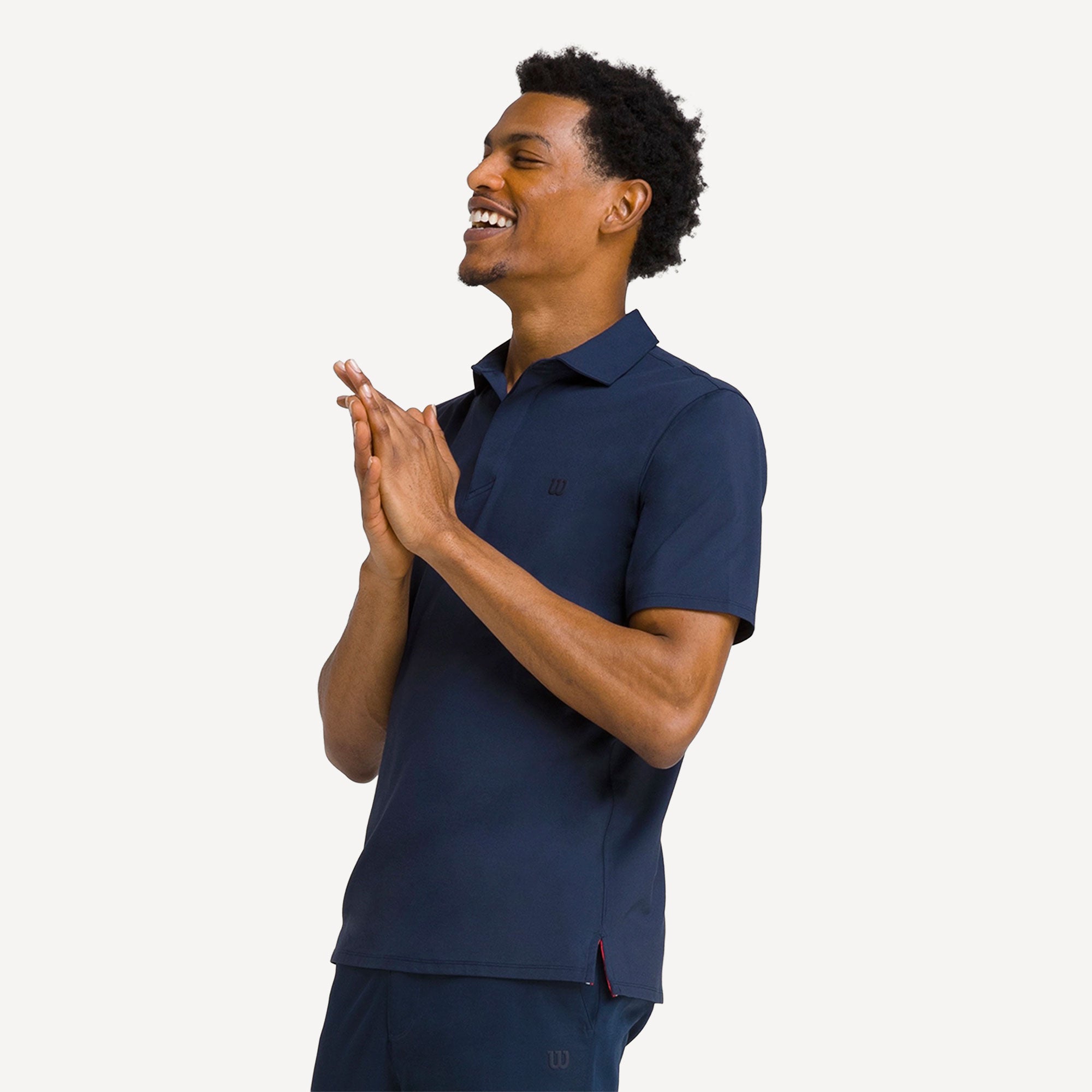 Wilson League Men's Tennis Polo - Dark Blue (3)