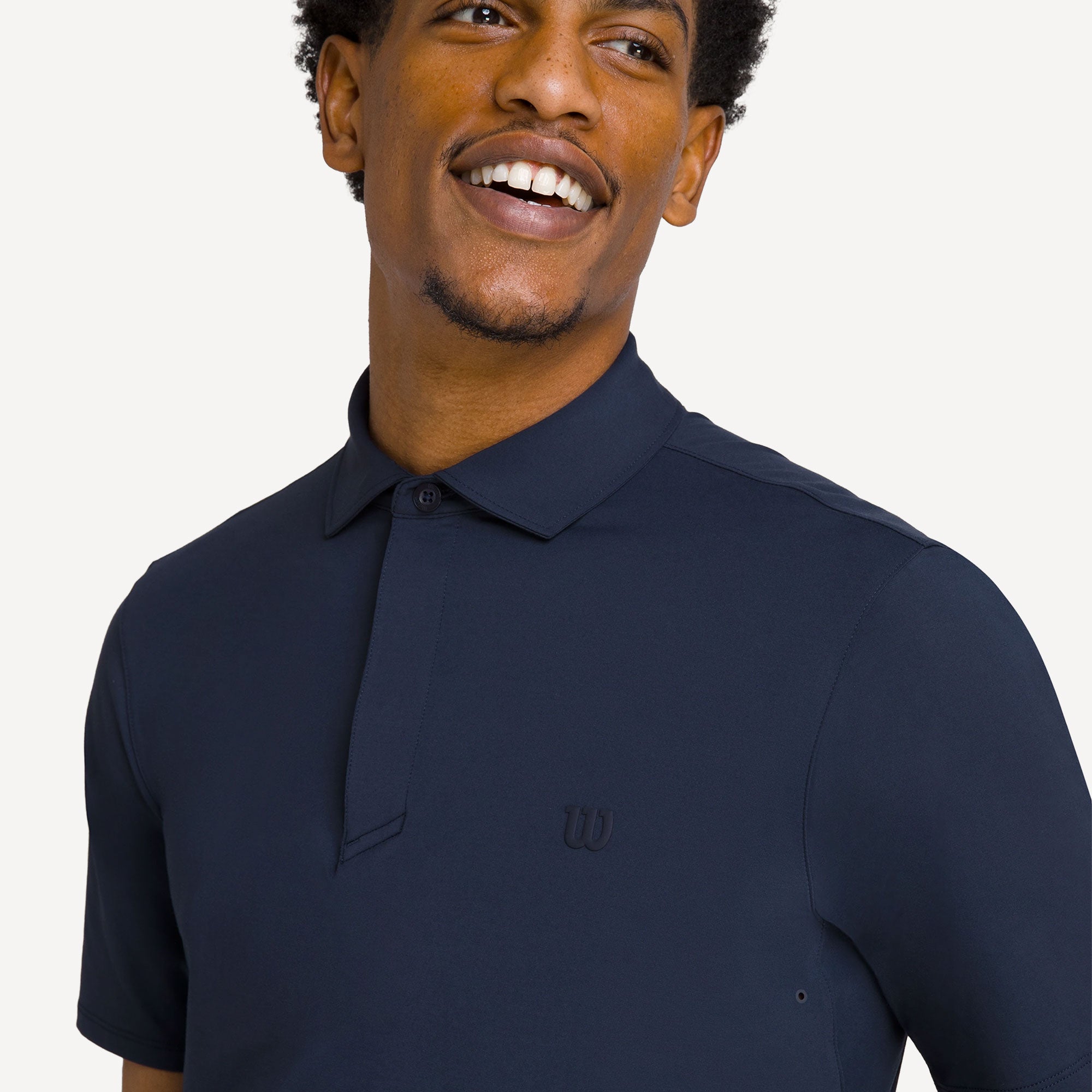 Wilson League Men's Tennis Polo - Dark Blue (4)