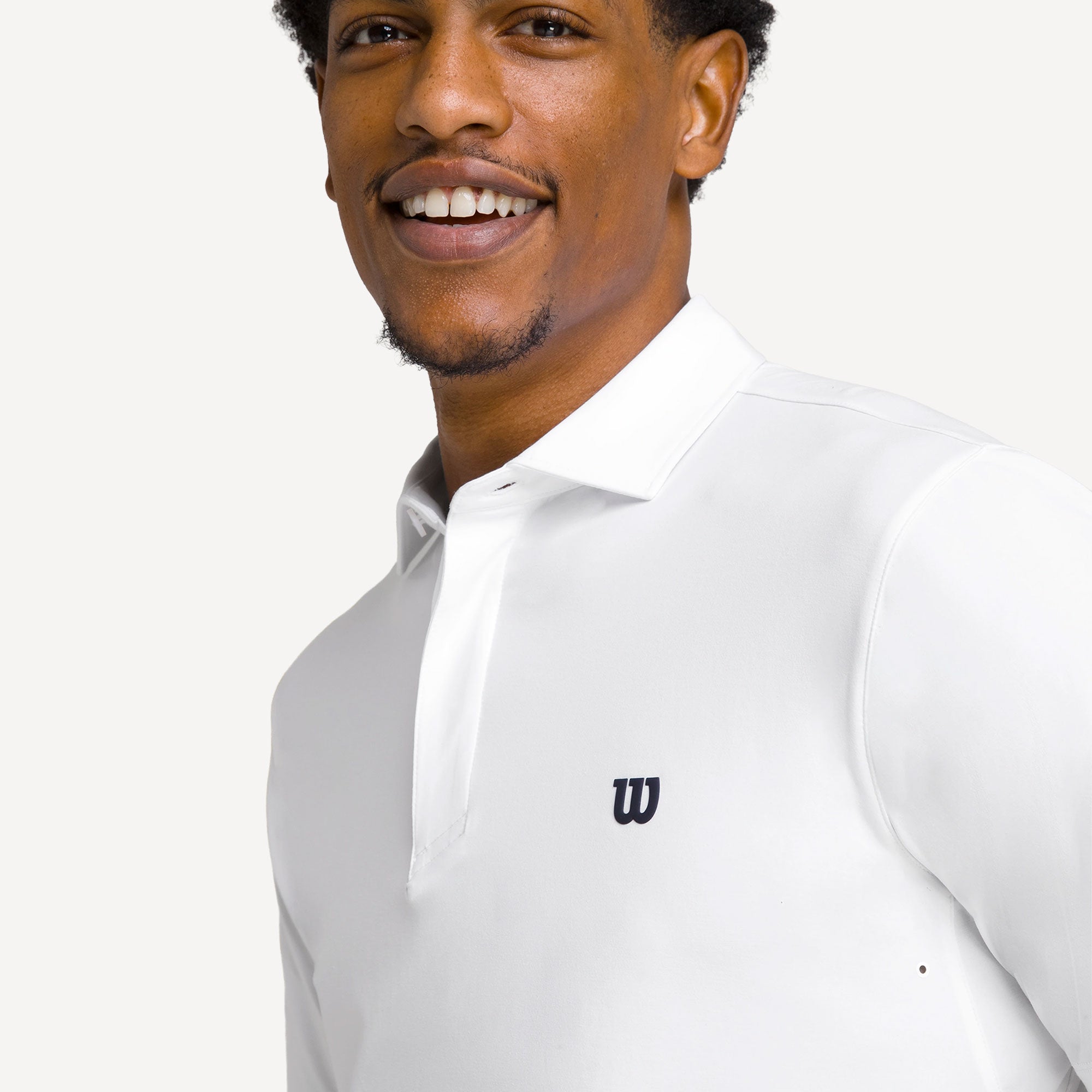 Wilson League Men's Tennis Polo - White (4)
