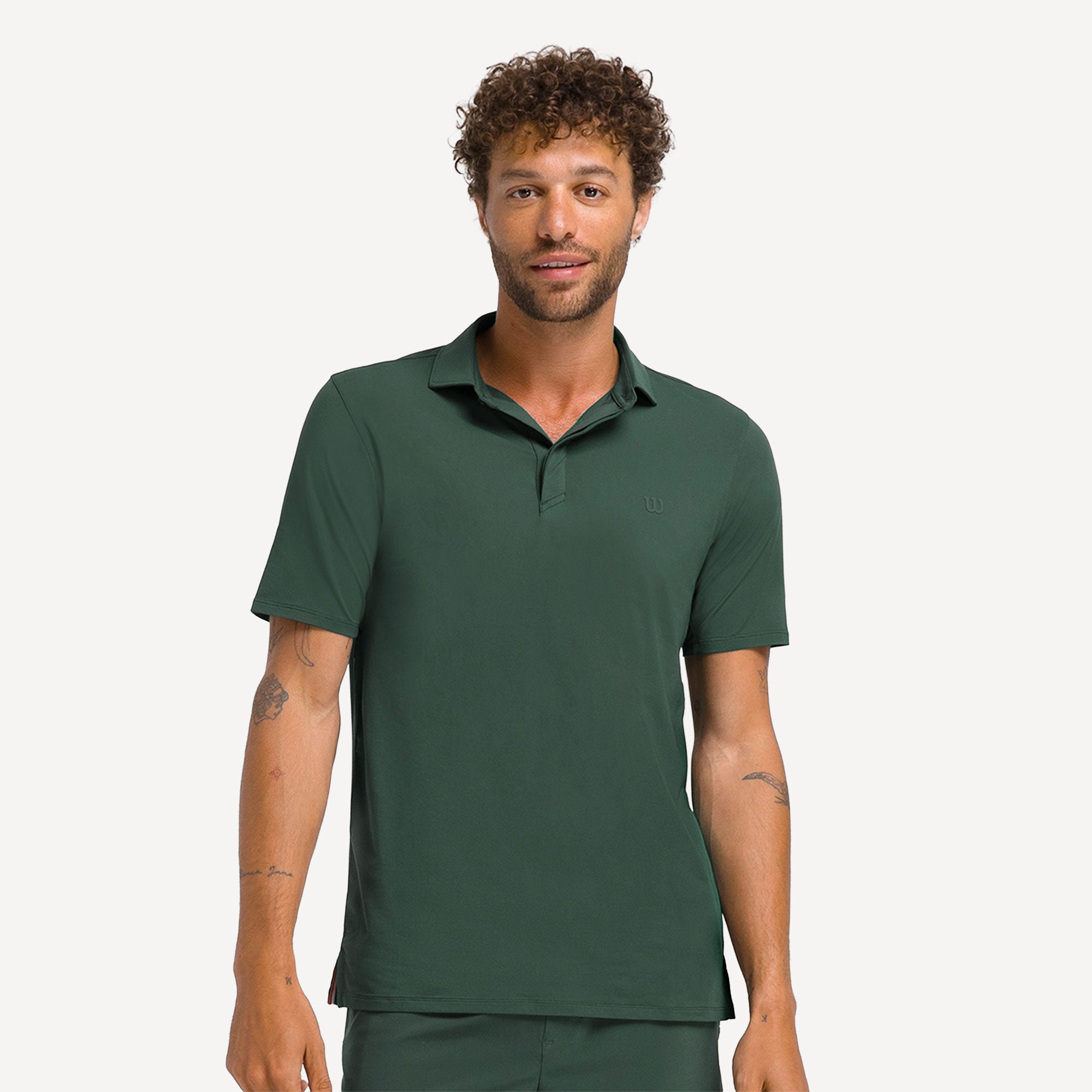 Wilson League Men's Tennis Polo - Green (1)