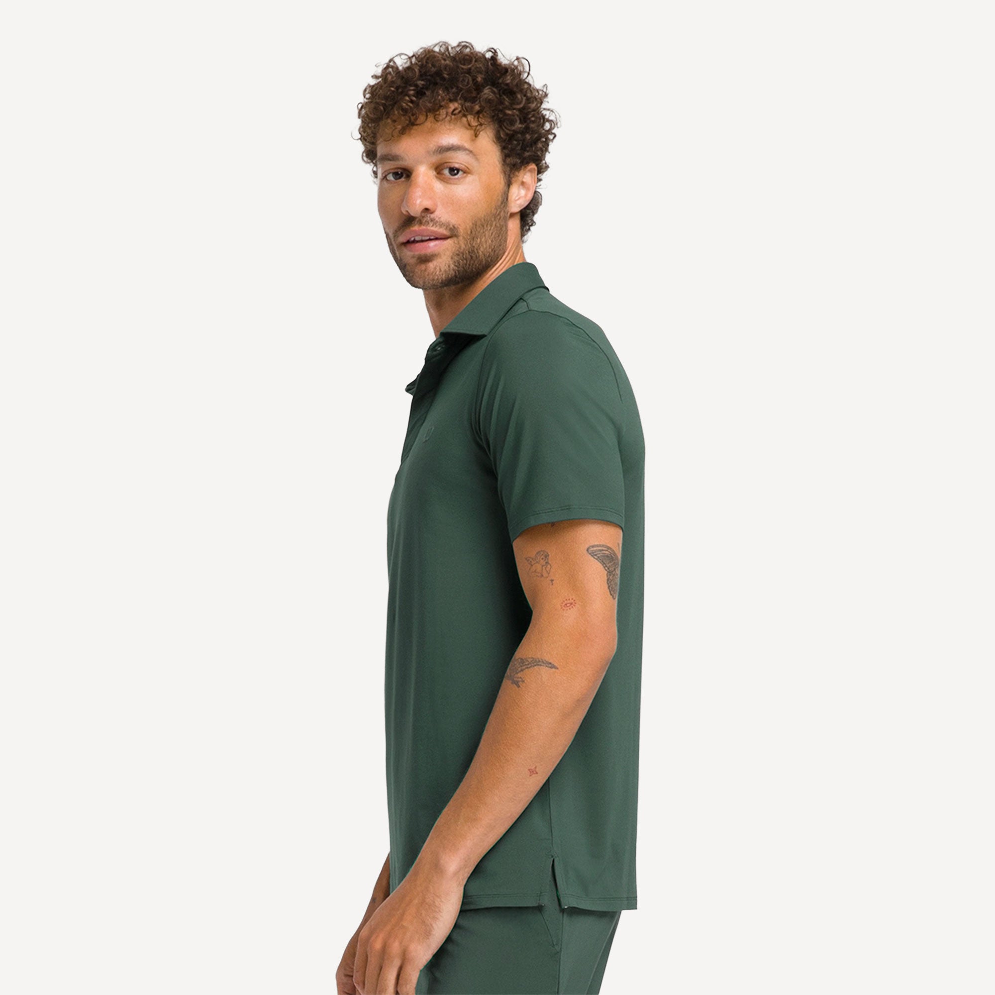 Wilson League Men's Tennis Polo - Green (3)