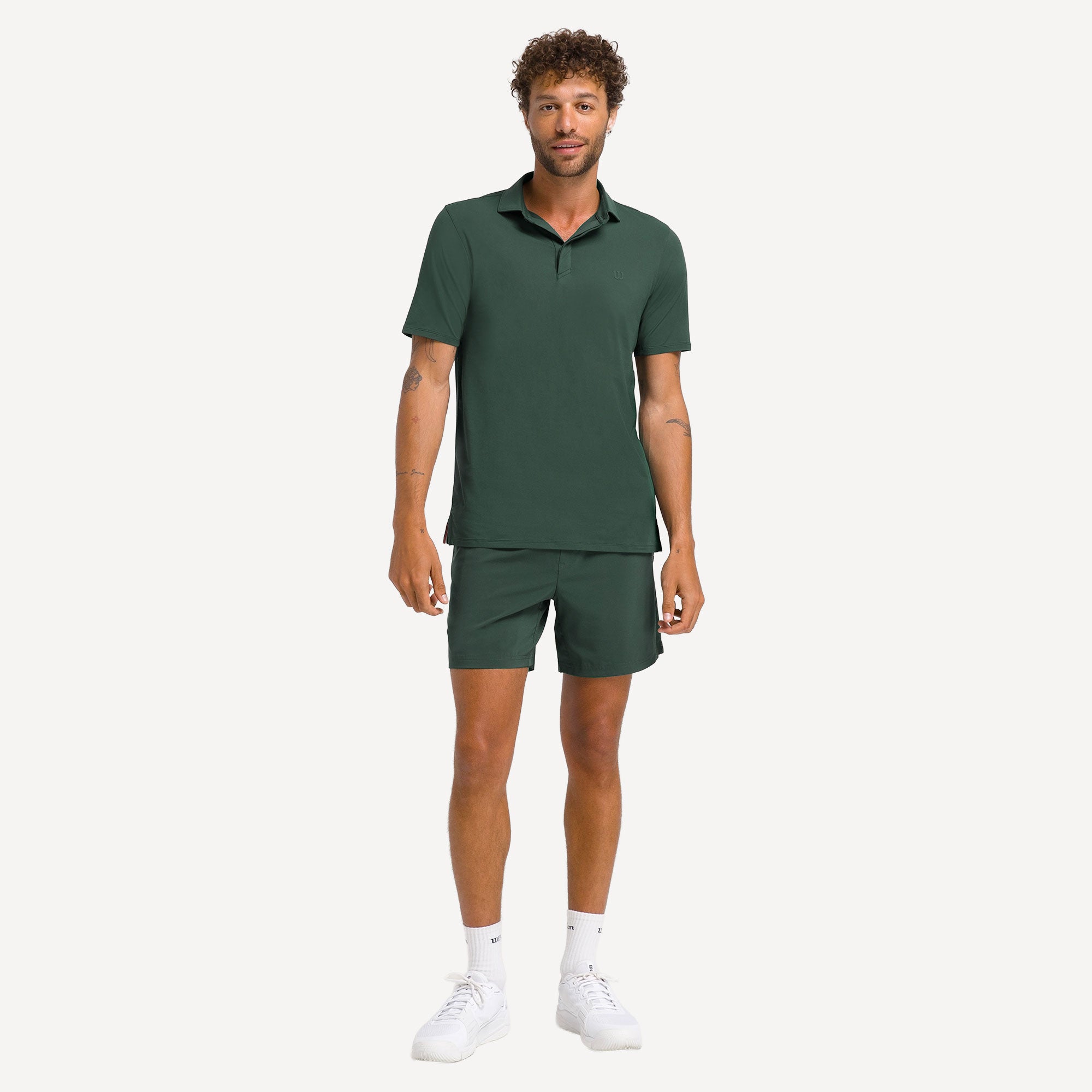 Wilson League Men's Tennis Polo - Green (5)