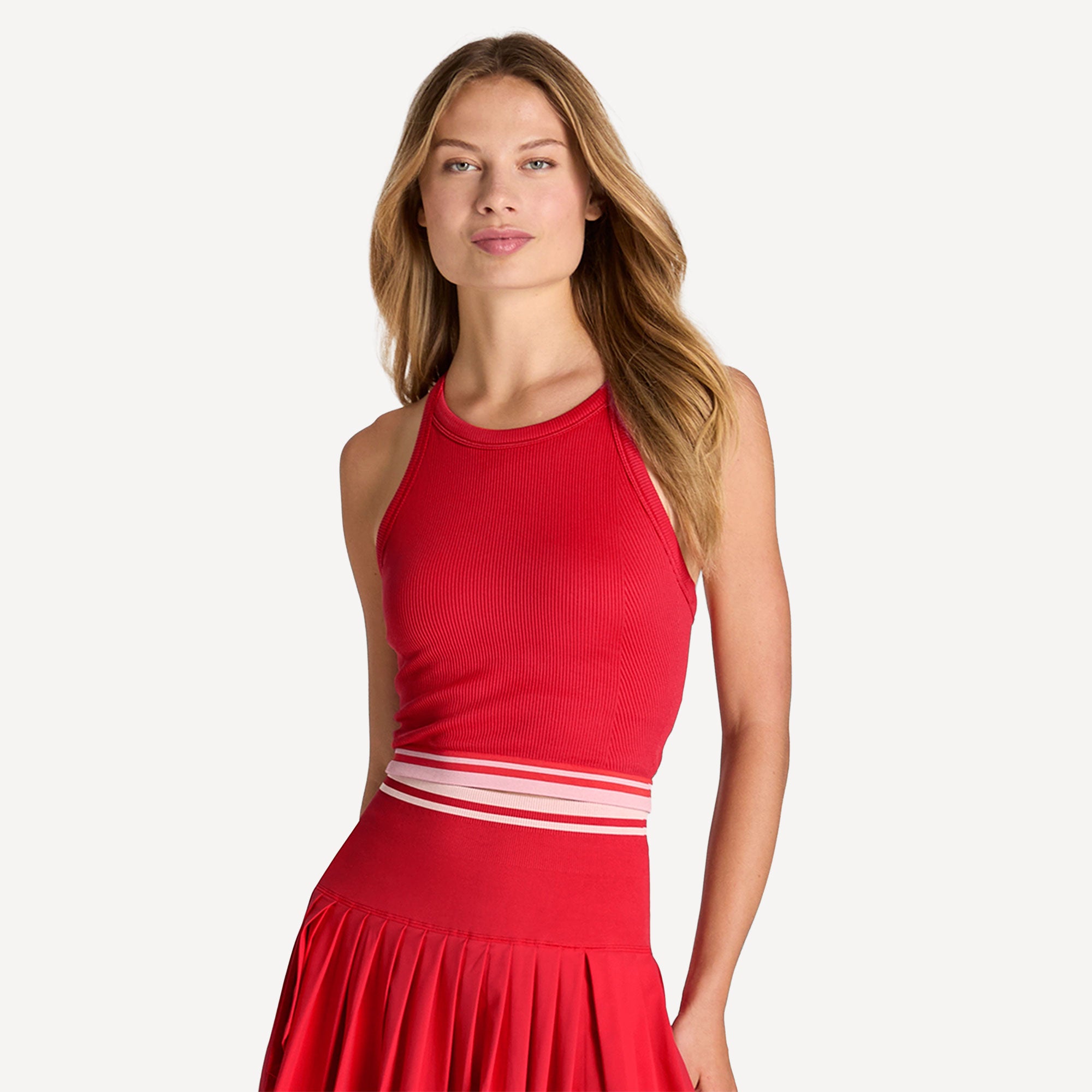 Wilson On The Daily Women's Racerback Tennis Brami - Red (1)