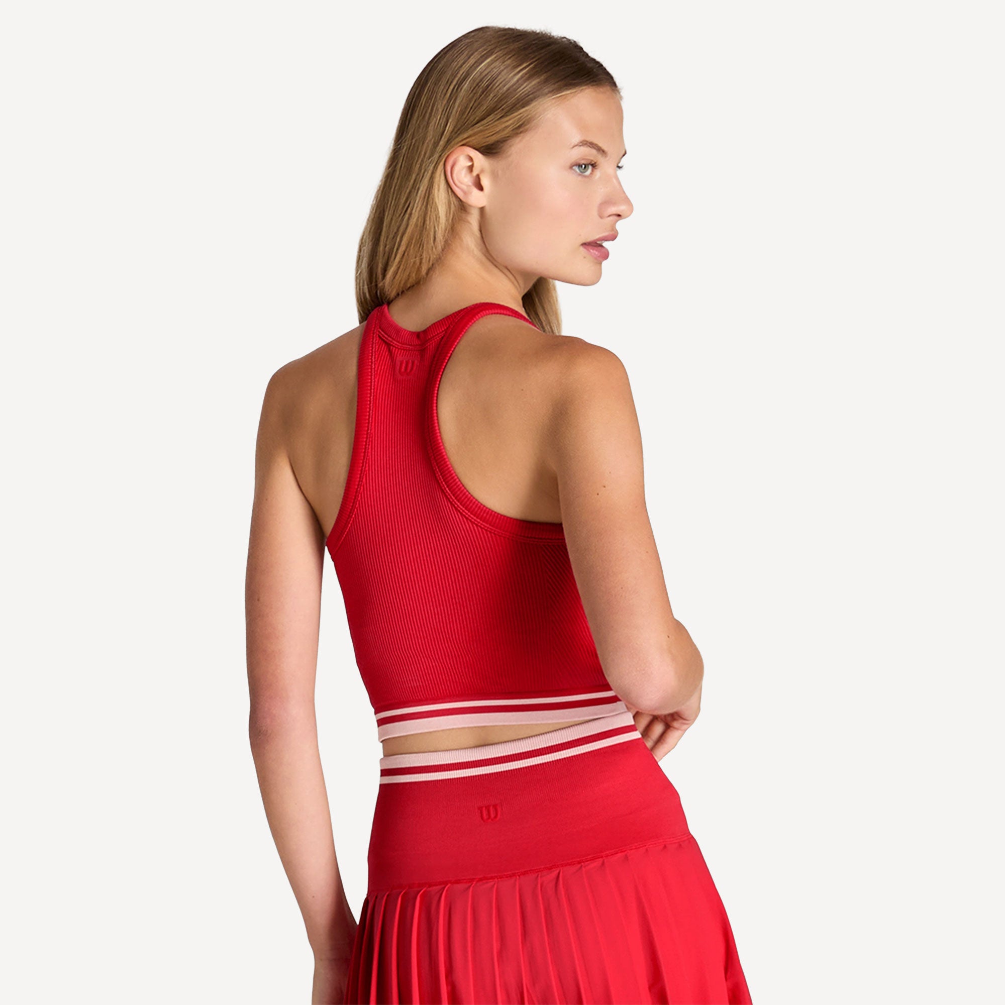 Wilson On The Daily Women's Racerback Tennis Brami - Red (2)