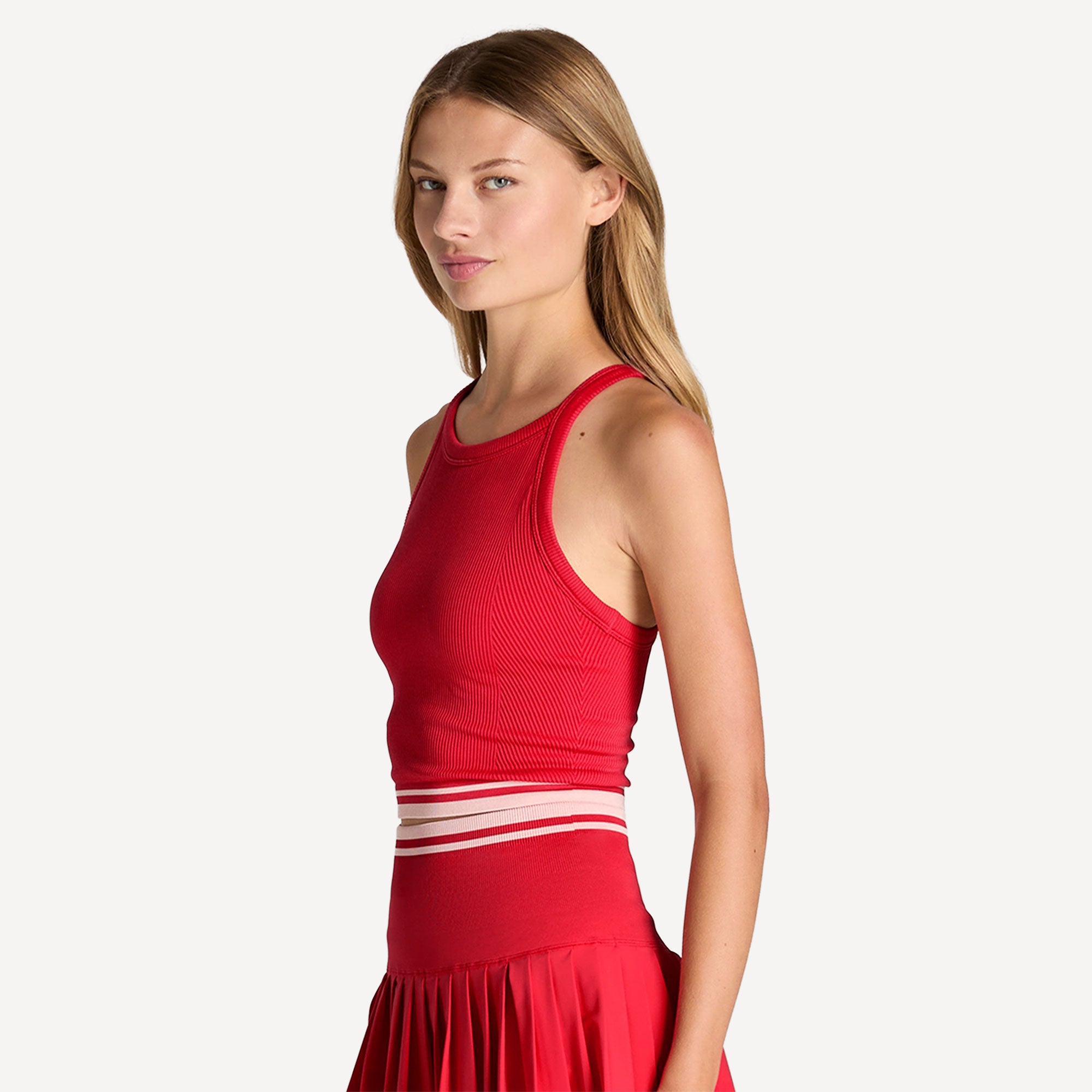 Wilson On The Daily Women's Racerback Tennis Brami - Red (3)